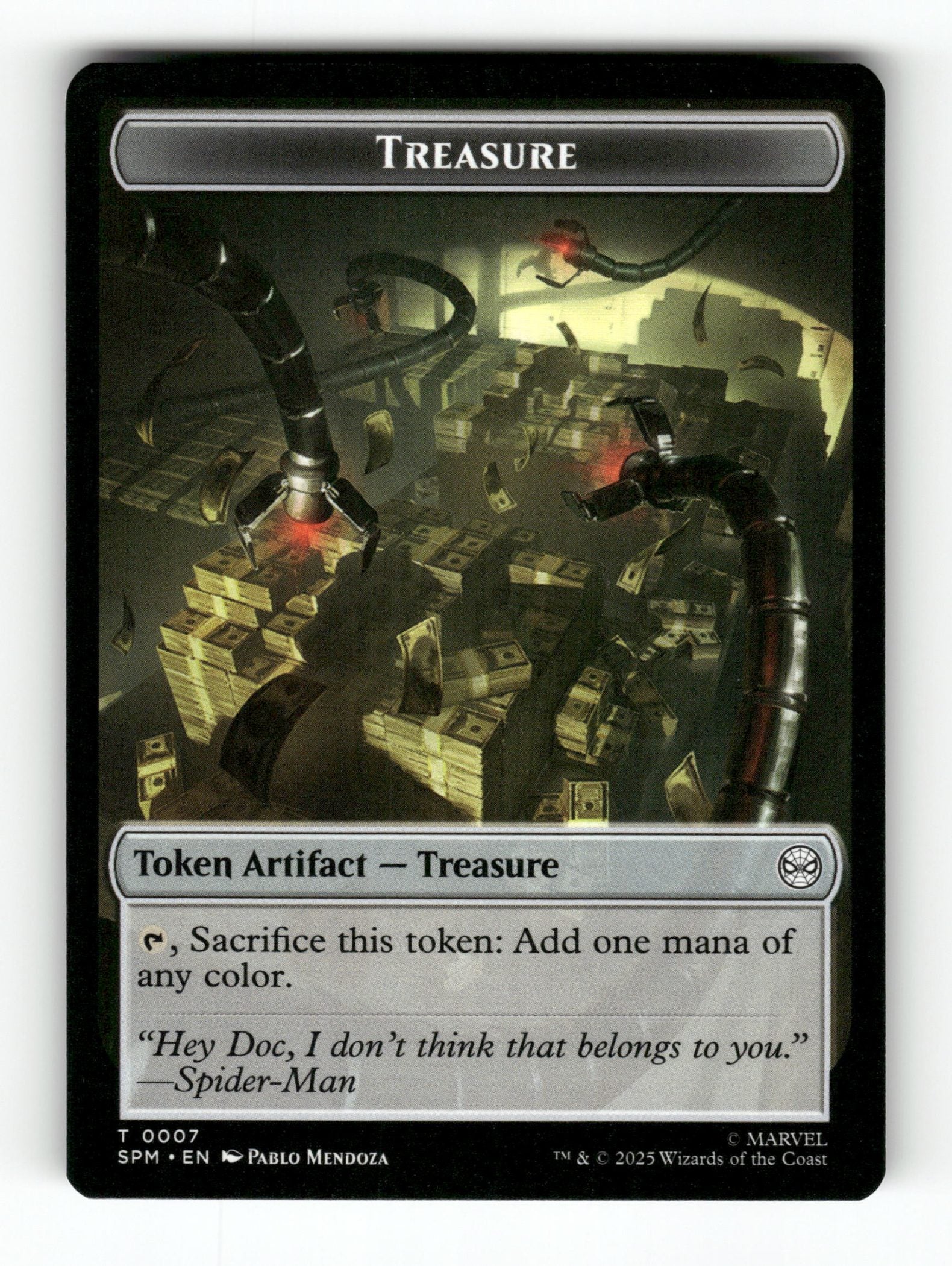 Spider // Food Double-Sided Token (Back)