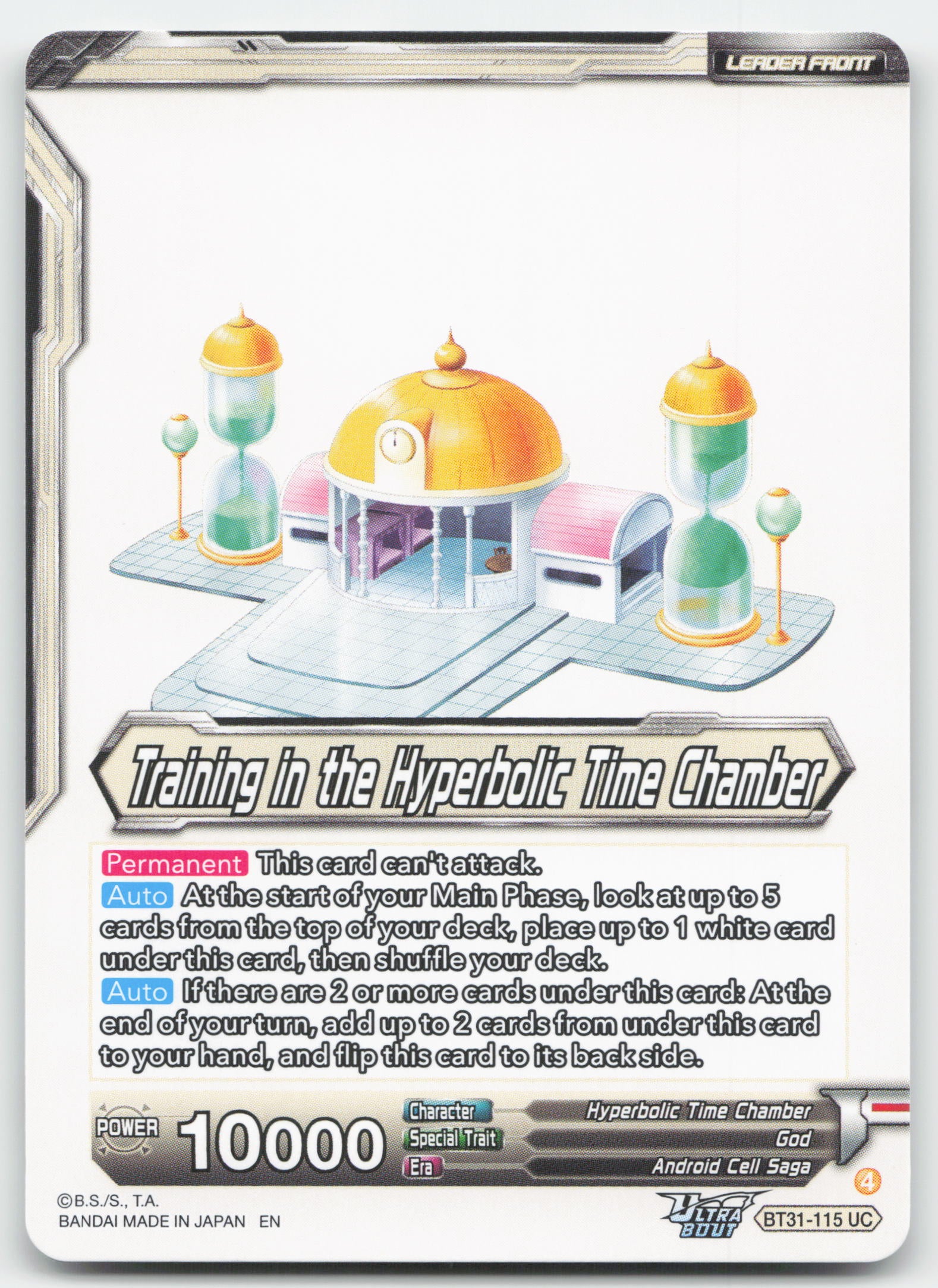 Training in the Hyperbolic Time Chamber // Completed Training in the Hyperbolic Time Chamber (Back)