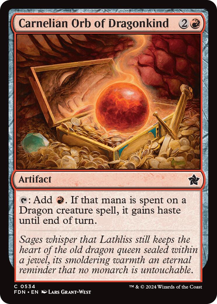Carnelian Orb of Dragonkind (0534)