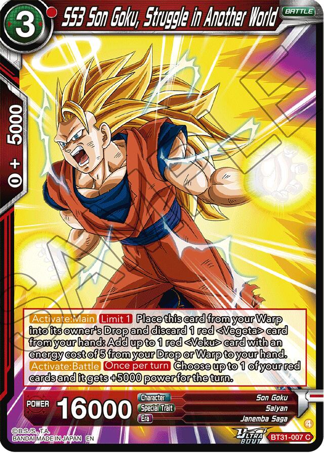 SS3 Son Goku, Struggle in Another World
