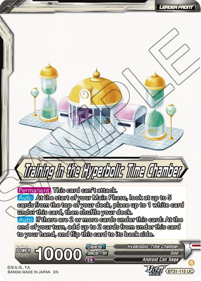 Training in the Hyperbolic Time Chamber // Completed Training in the Hyperbolic Time Chamber (Back)