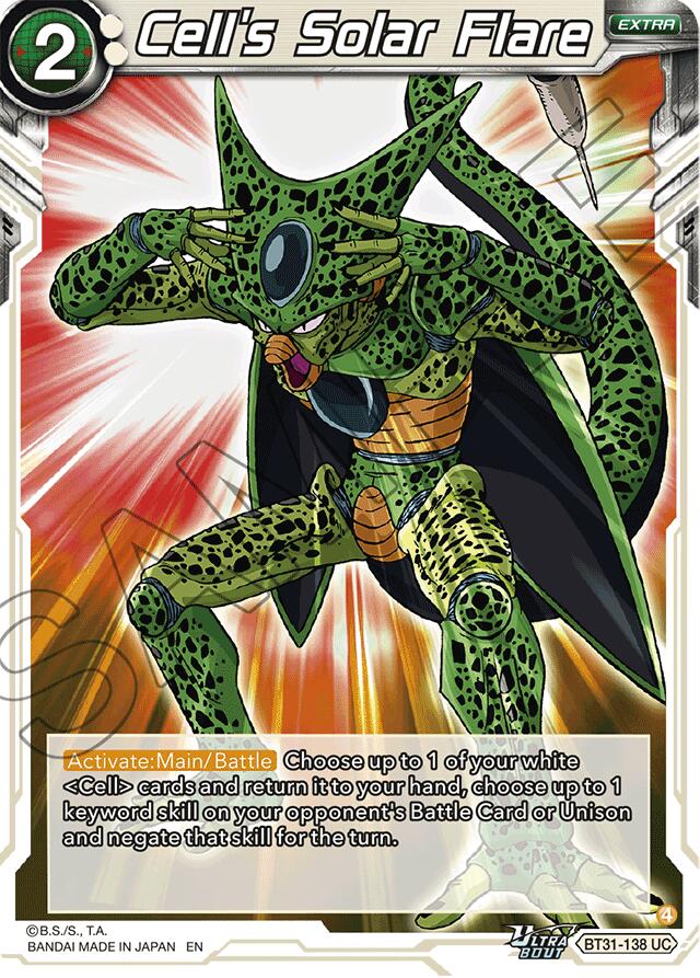 Cell's Solar Flare