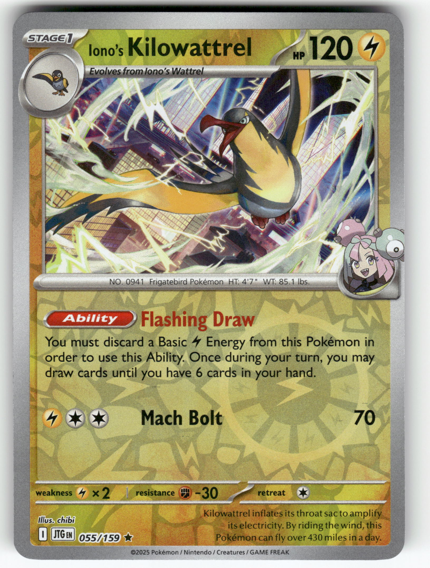Iono's Kilowattrel - 055/159