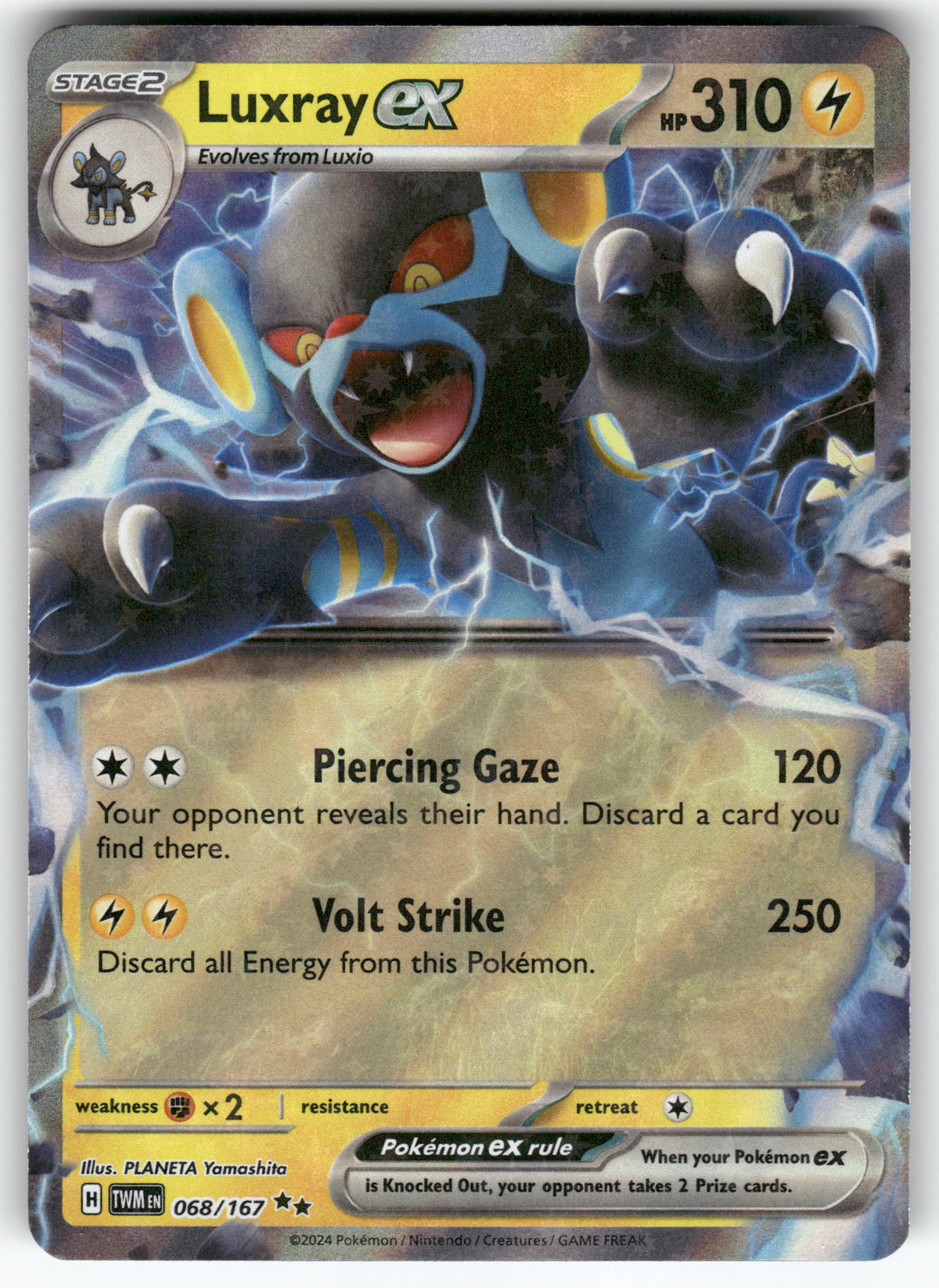 Luxray ex - 068/167