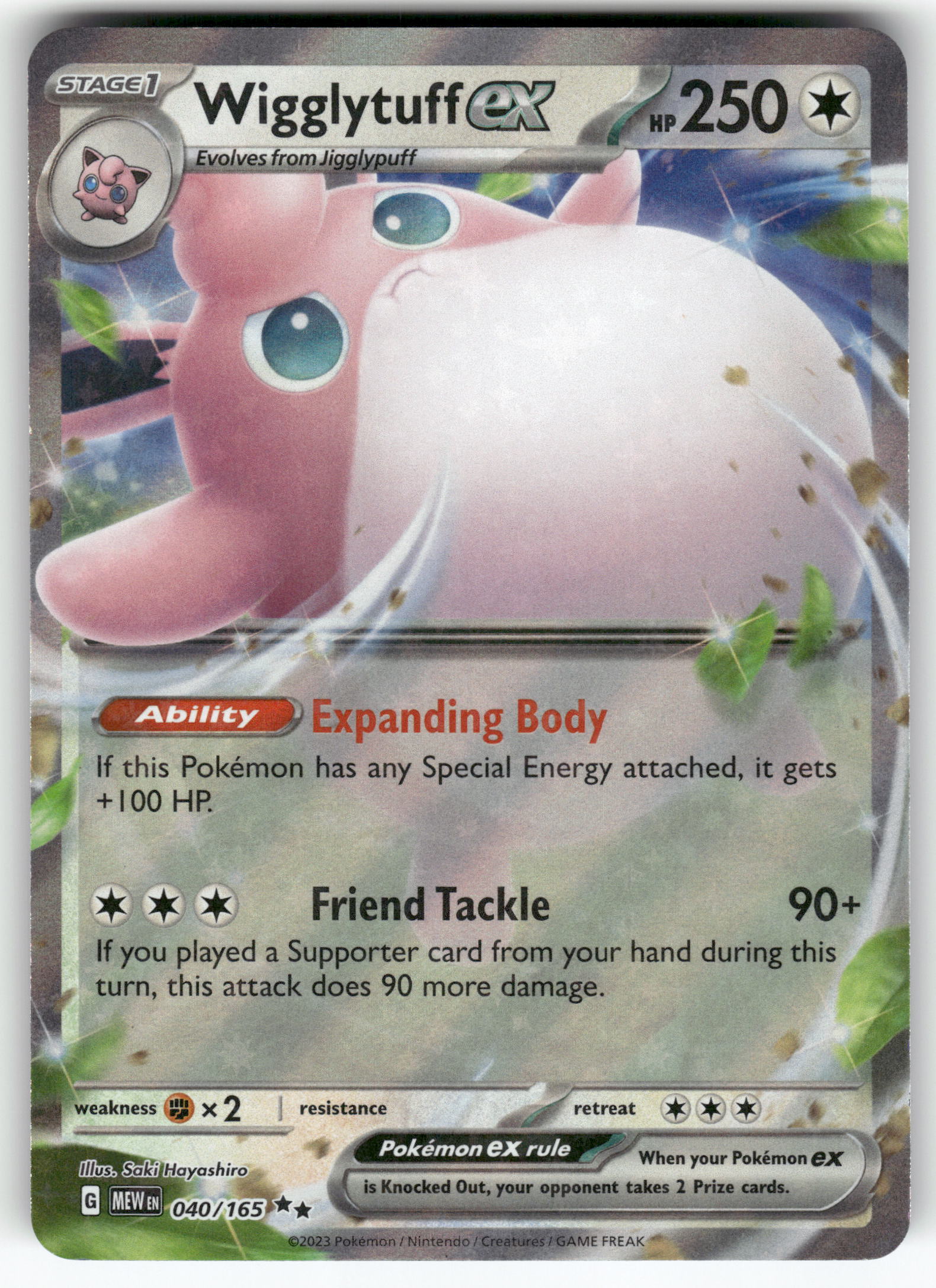 Wigglytuff ex - 040/165