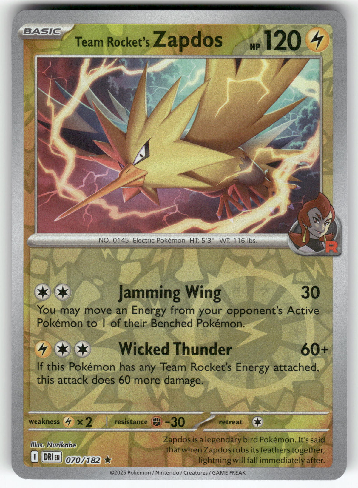Team Rocket's Zapdos