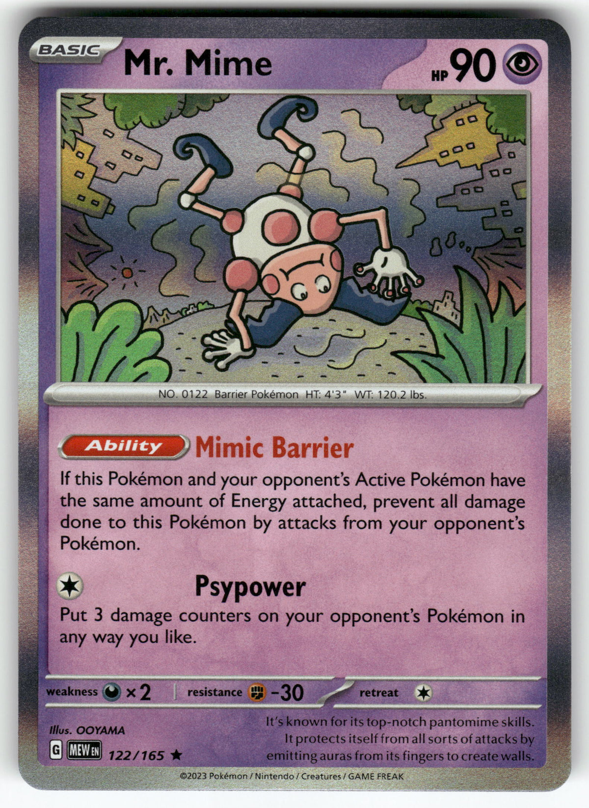 Mr. Mime - 122/165