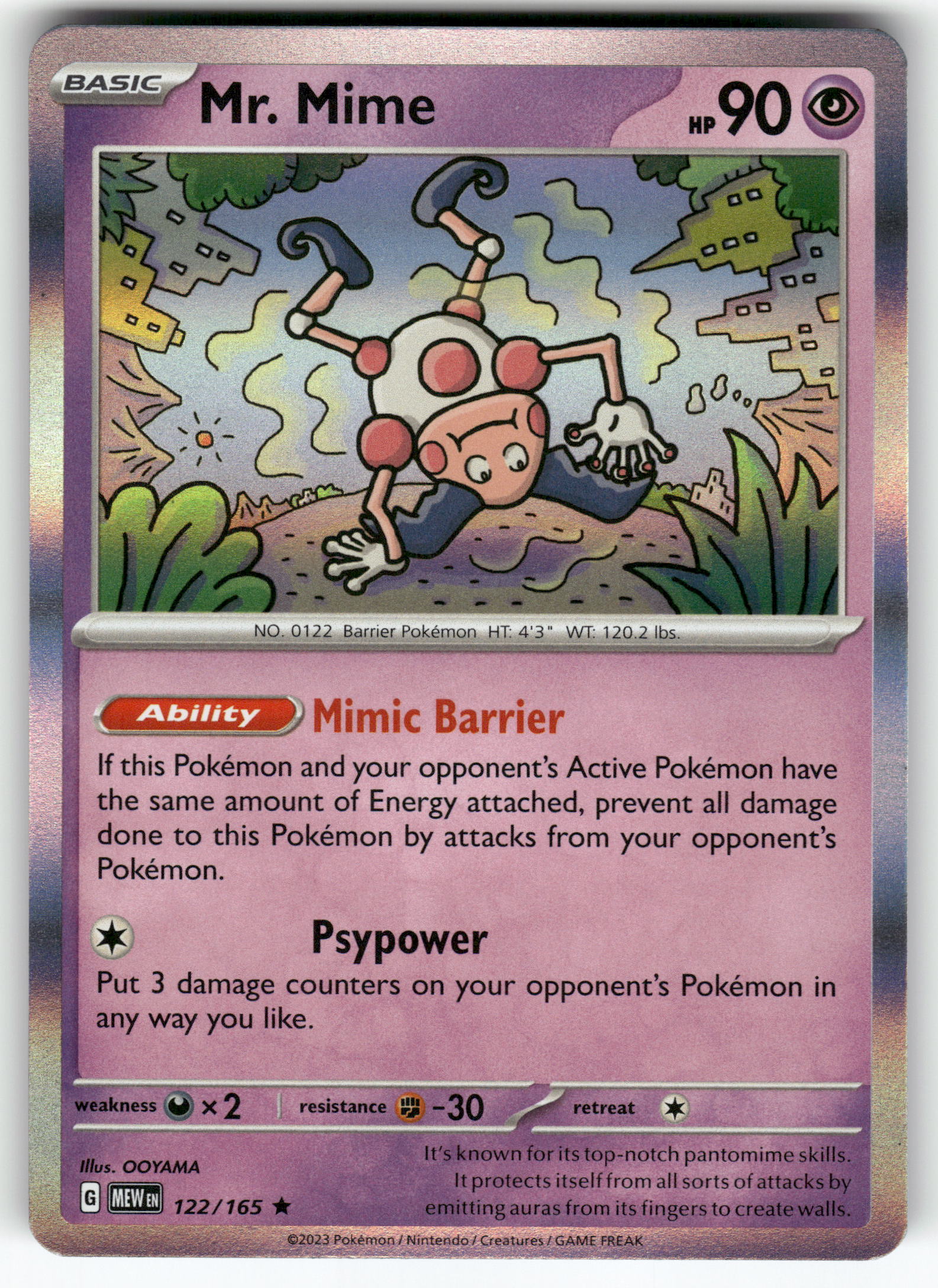 Mr. Mime - 122/165
