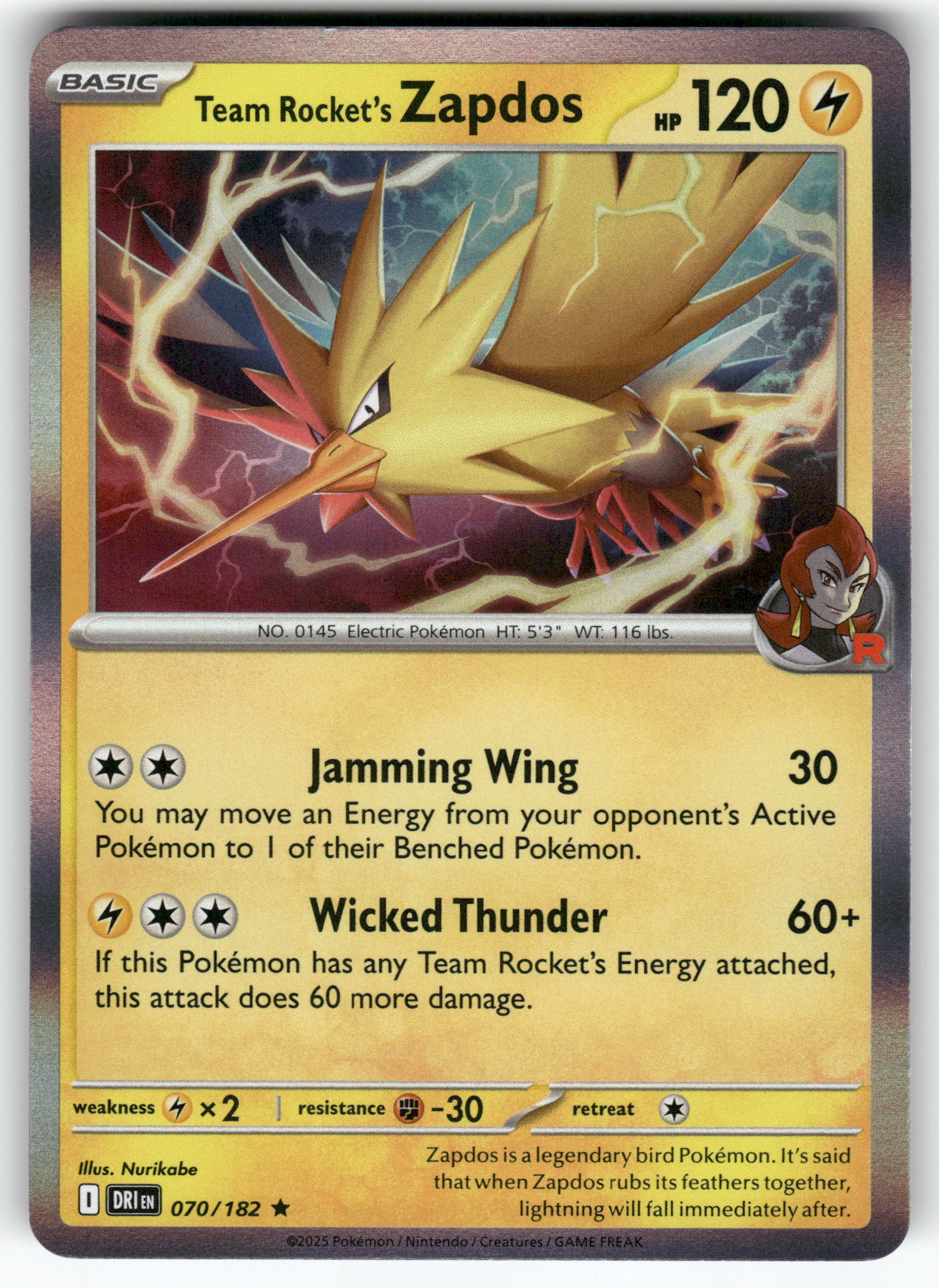 Team Rocket's Zapdos