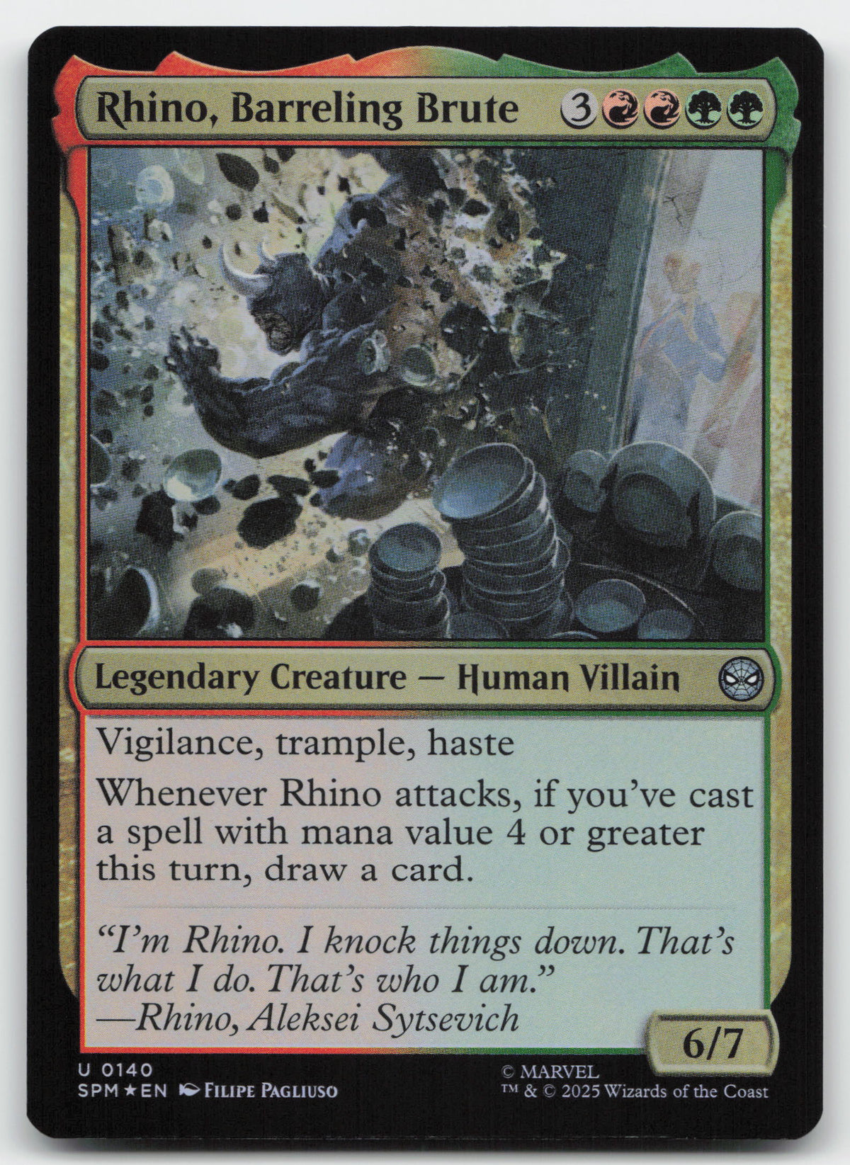 Rhino, Barreling Brute