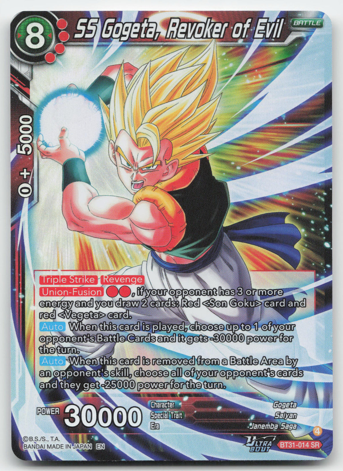 SS Gogeta, Revoker of Evil