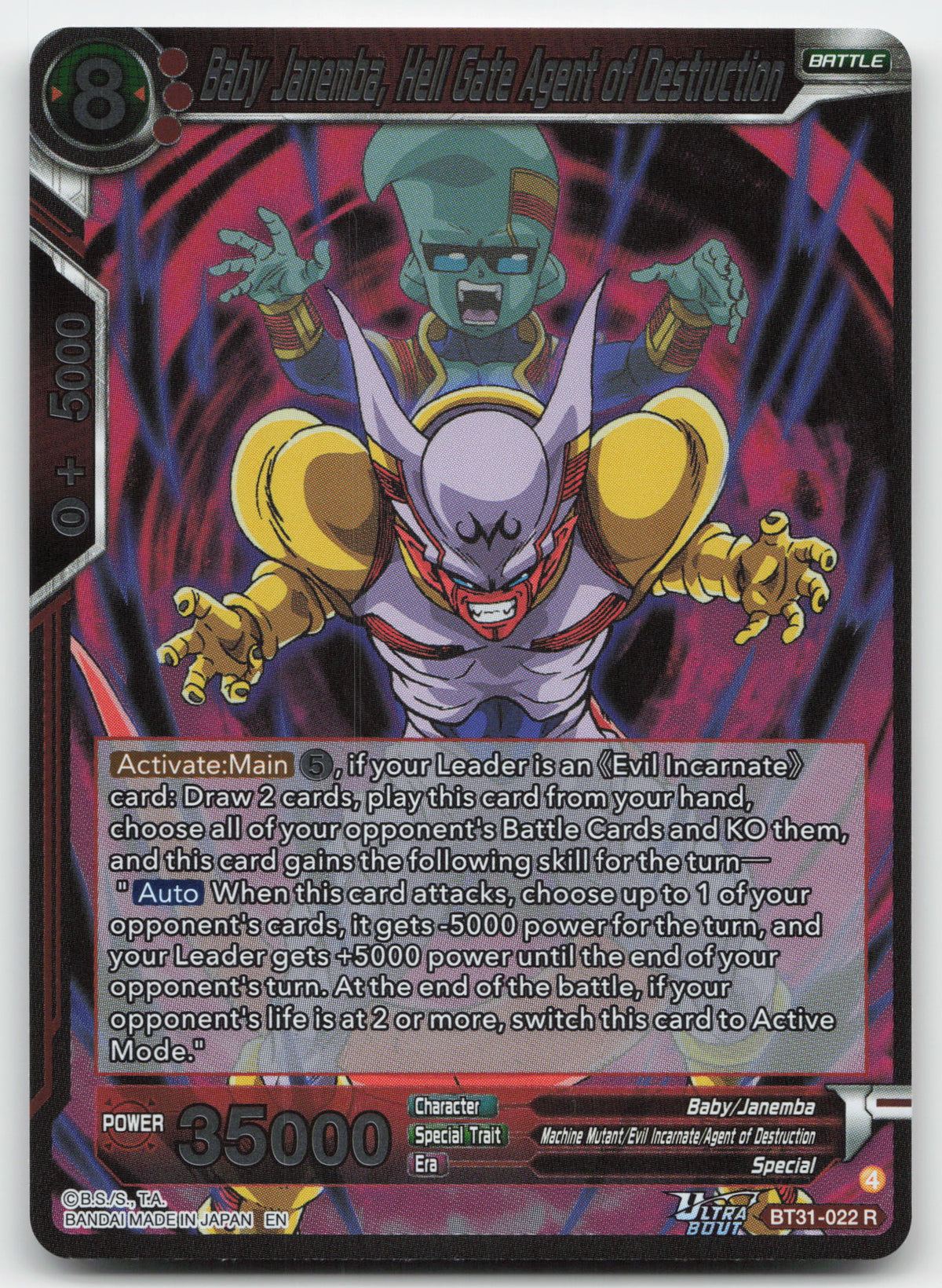 Baby Janemba, Hell Gate Agent of Destruction