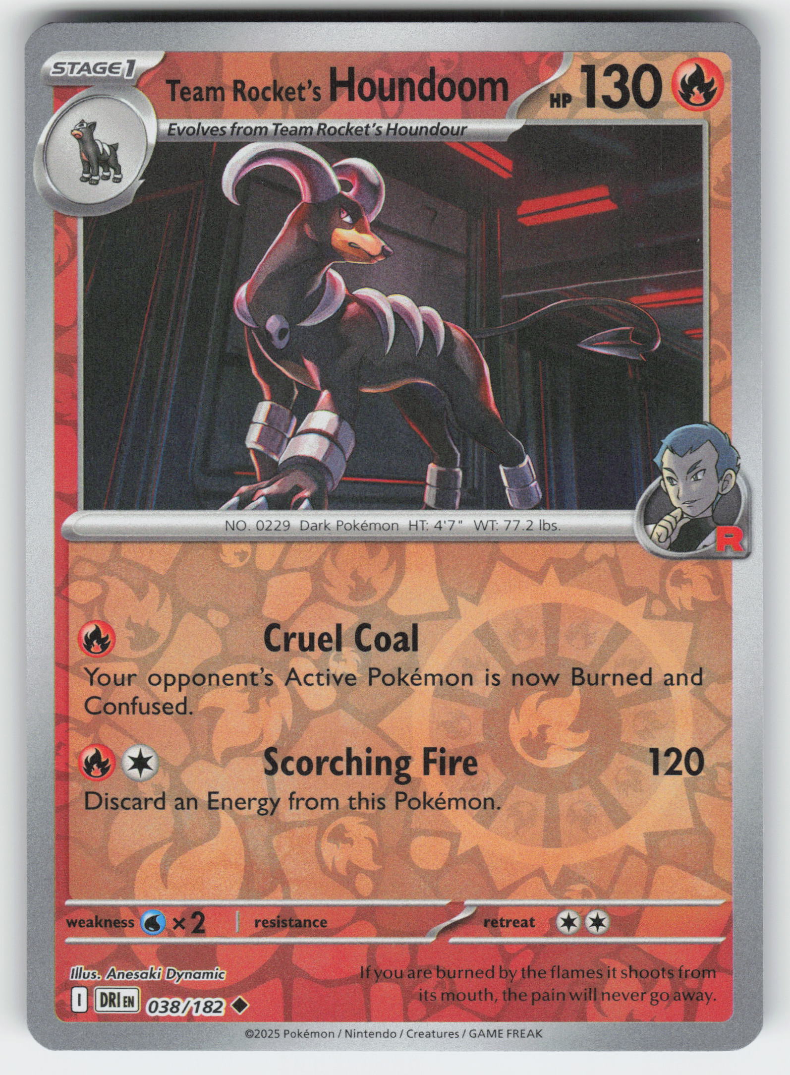 Team Rocket's Houndoom - 038/182