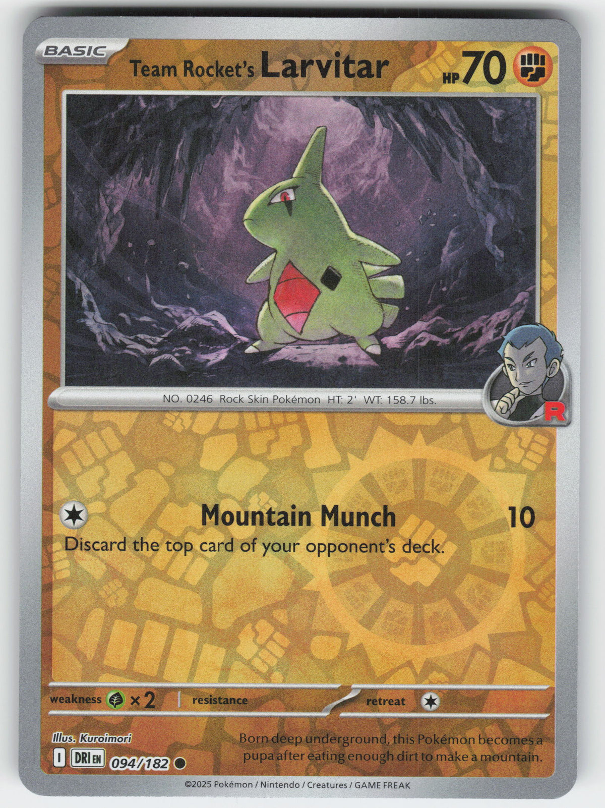 Team Rocket's Larvitar
