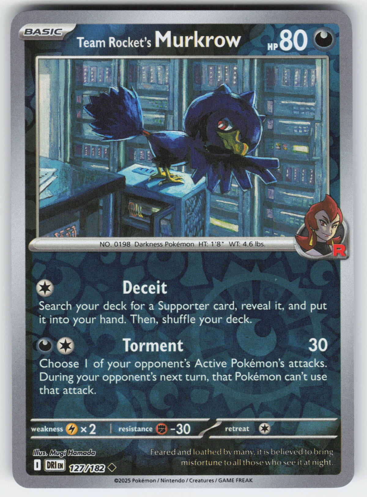 Team Rocket's Murkrow - 127/182