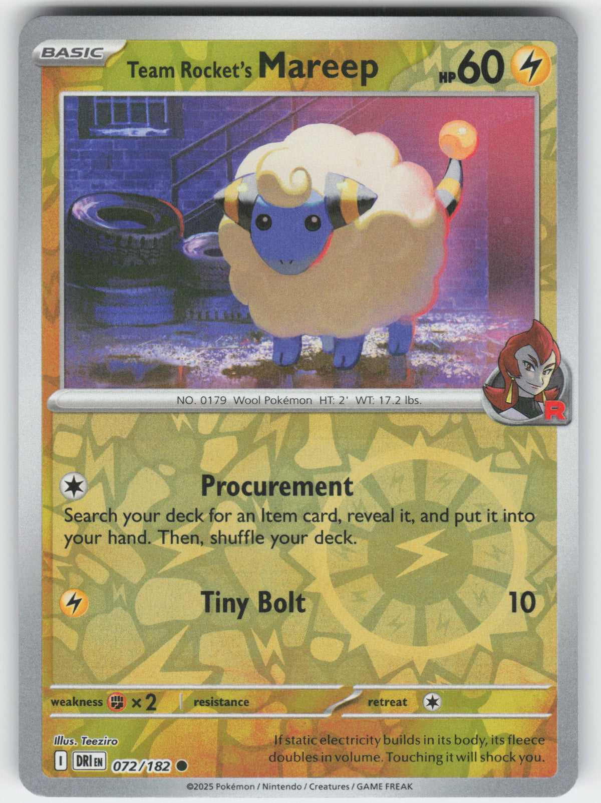 Team Rocket's Mareep