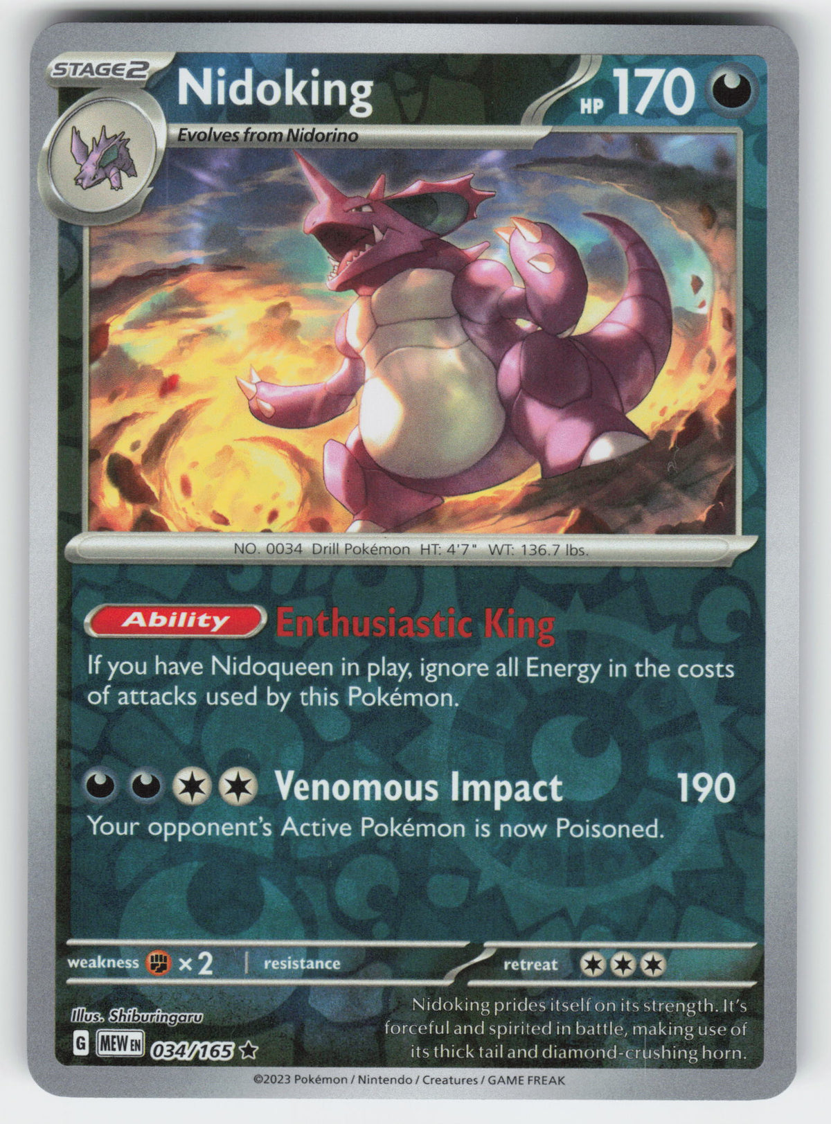 Nidoking - 034/165