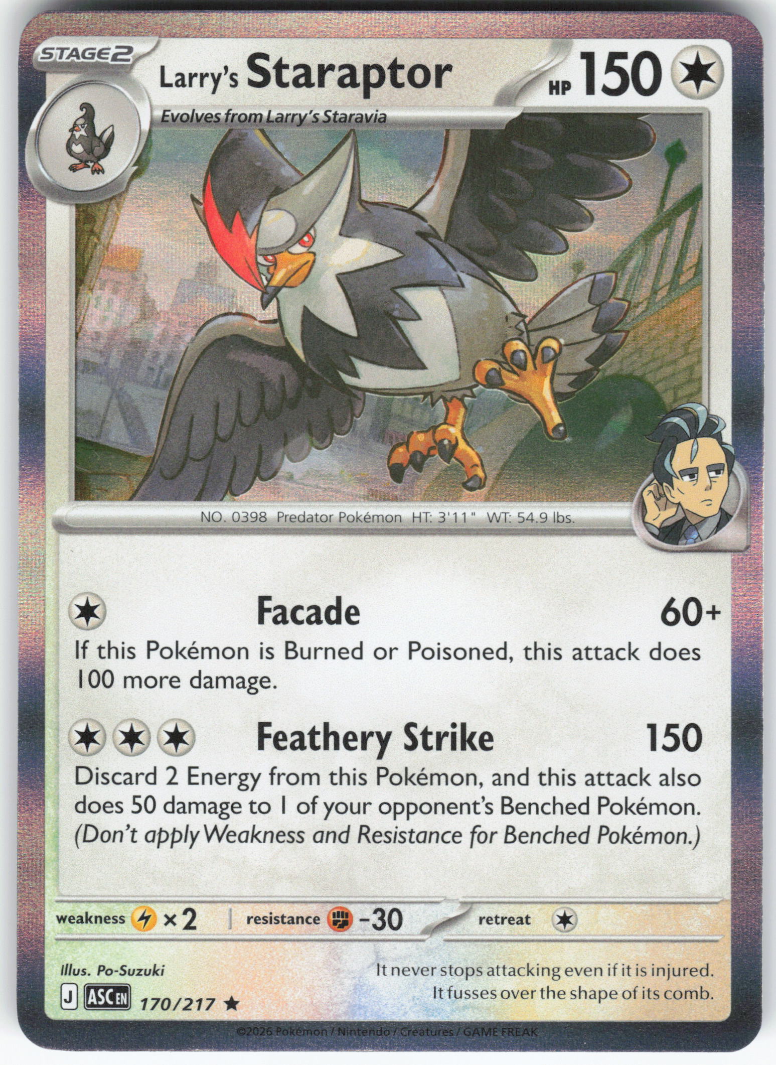 Larry's Staraptor - 170/217
