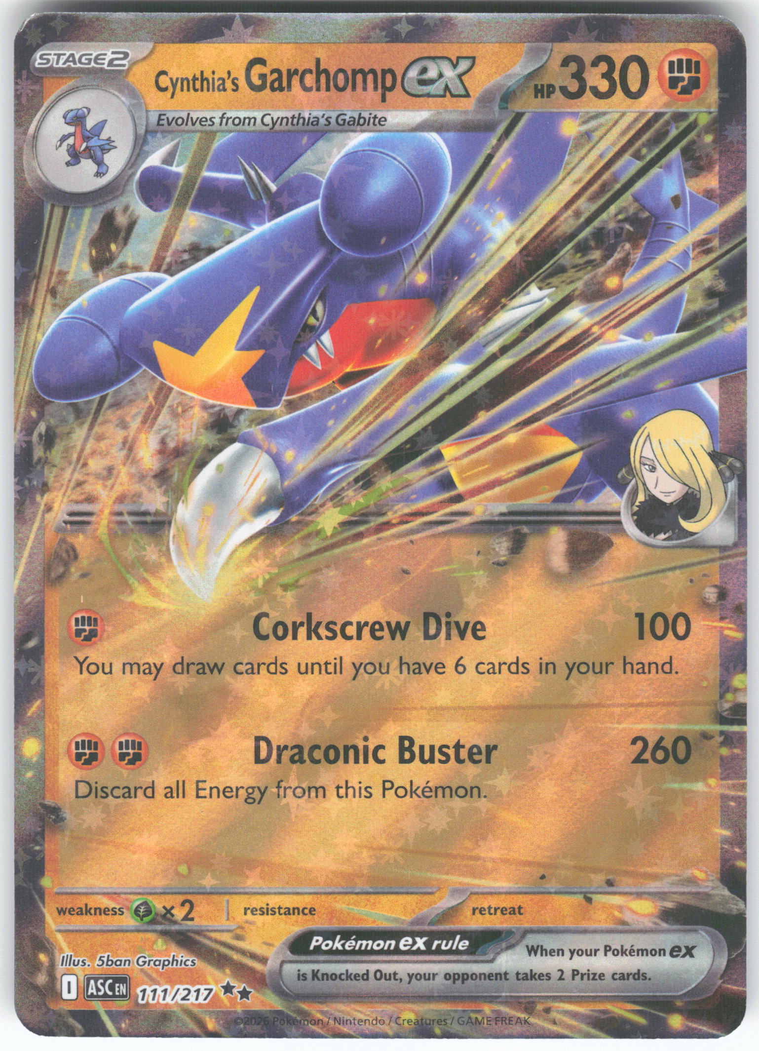 Cynthia's Garchomp ex