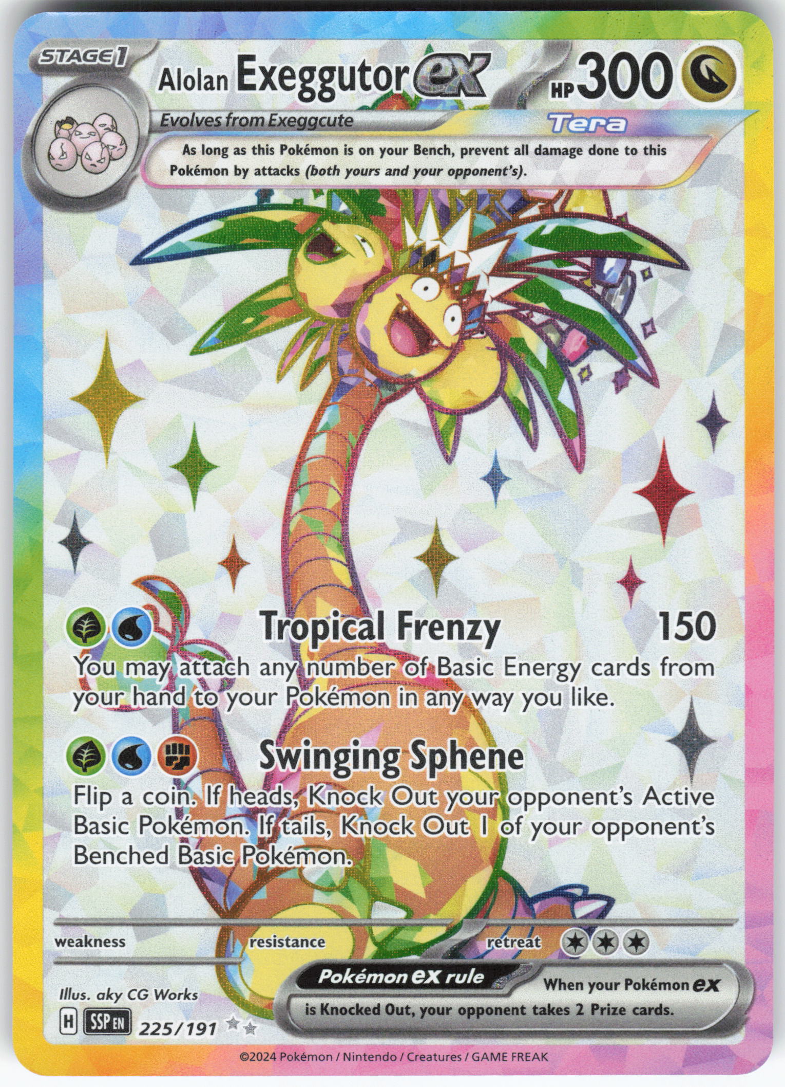 Alolan Exeggutor ex - 225/191