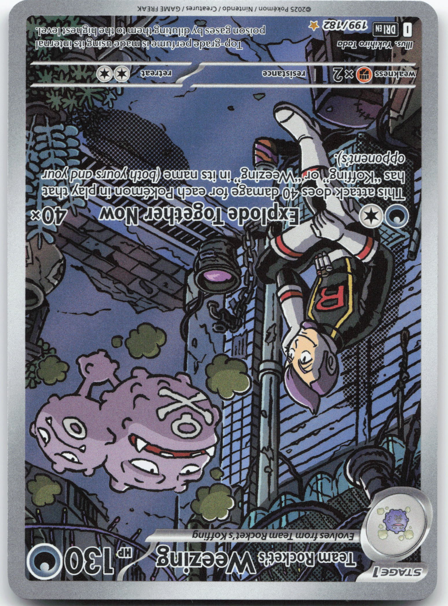 Team Rocket's Weezing - 199/182