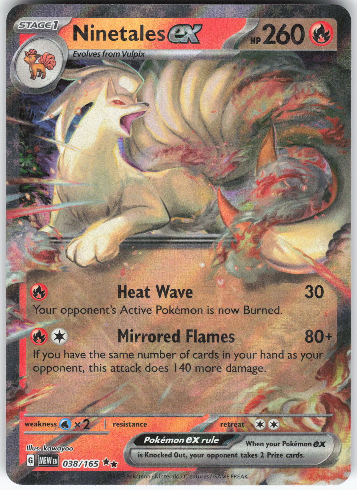 Ninetales ex - 038/165