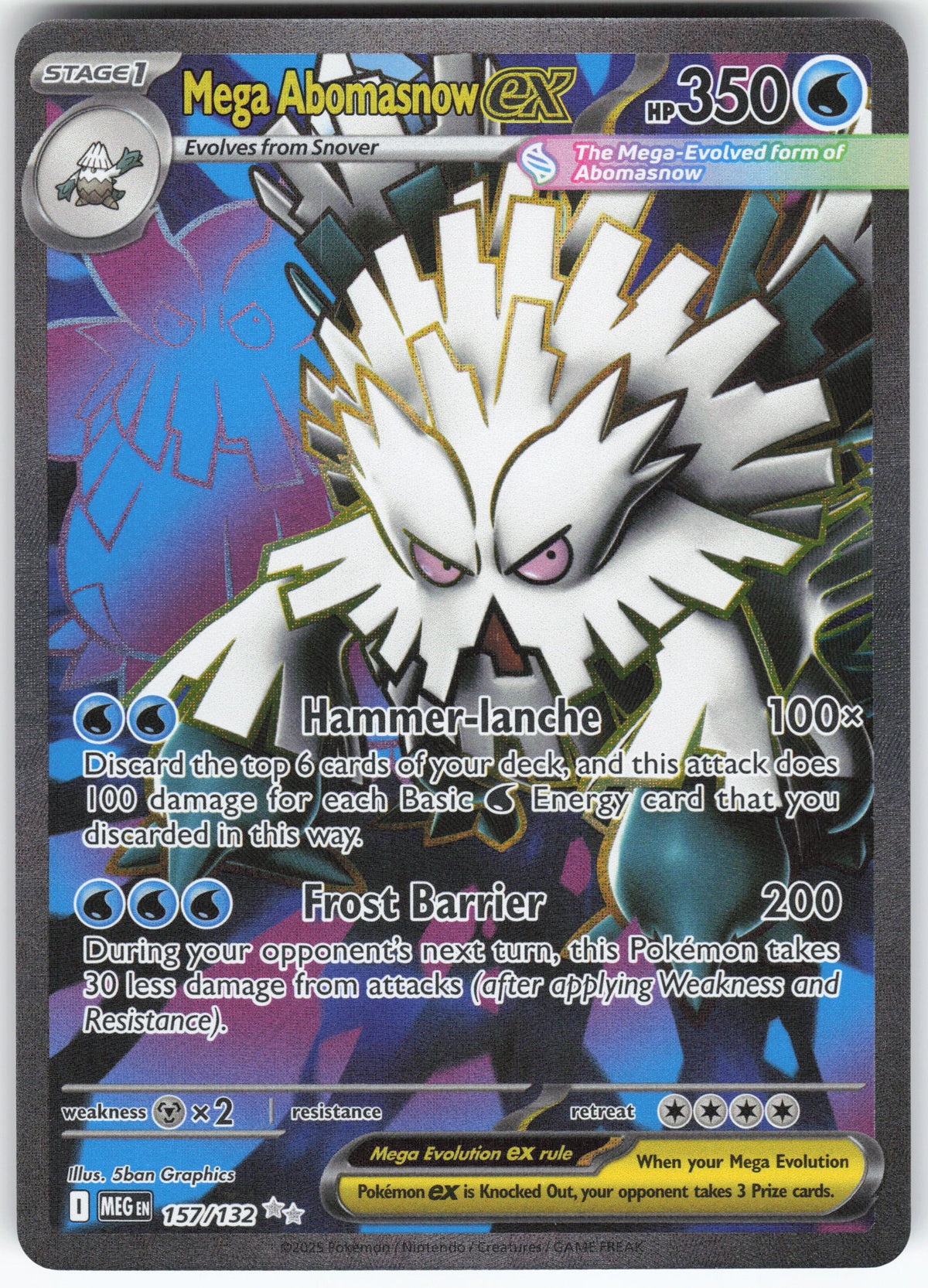 Mega Abomasnow ex - 157/132
