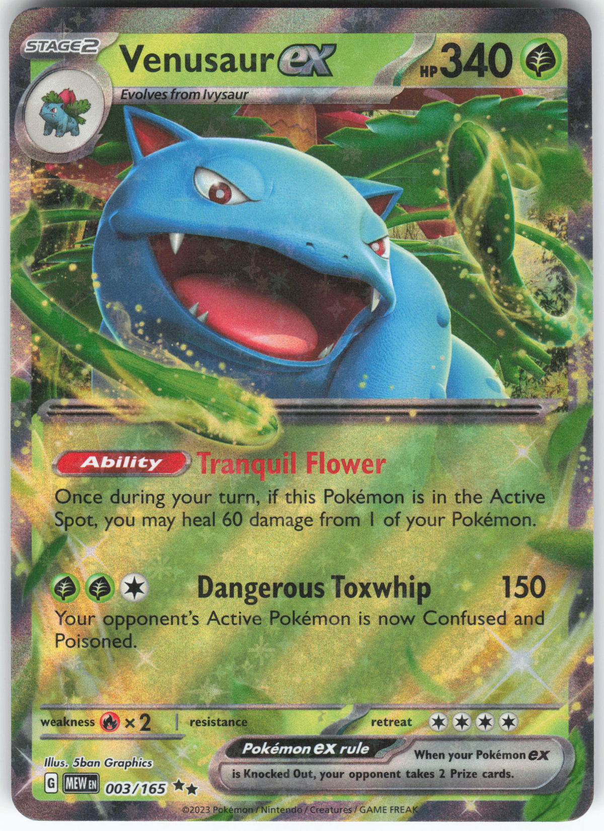 Venusaur ex - 003/165