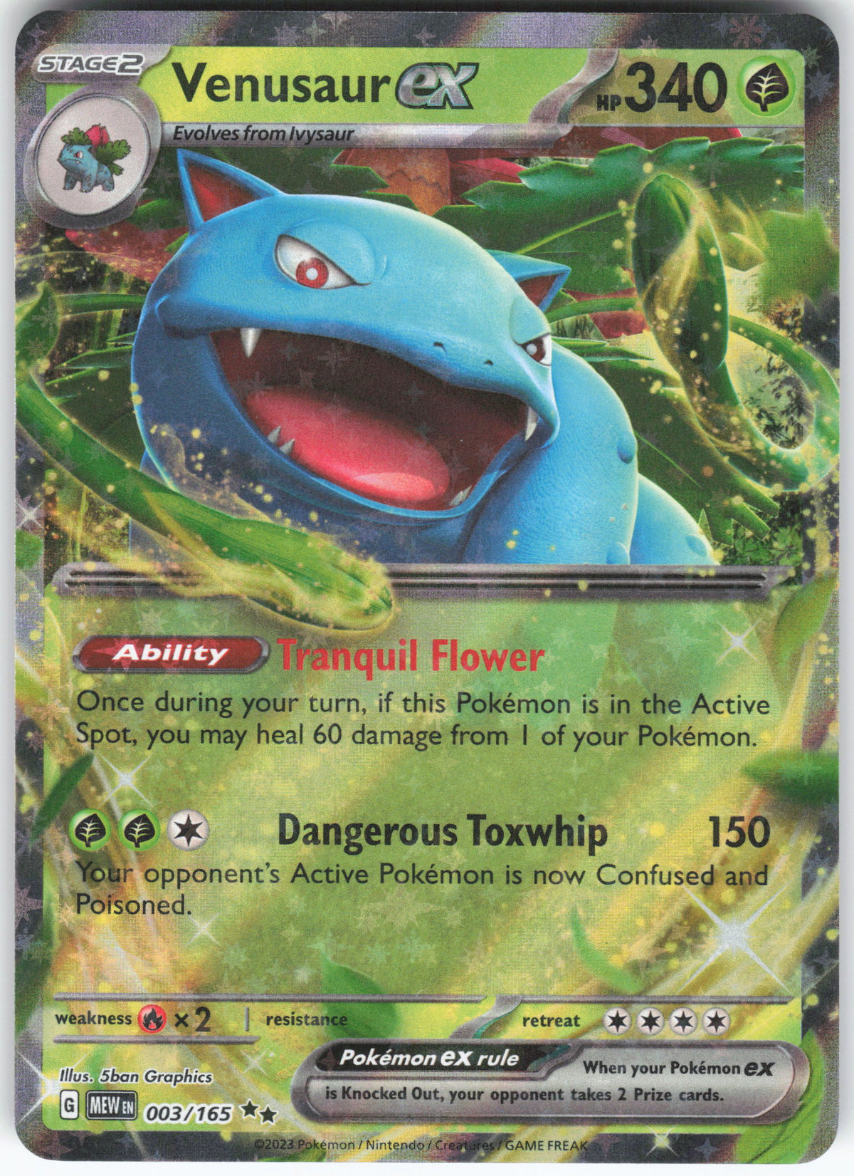 Venusaur ex - 003/165
