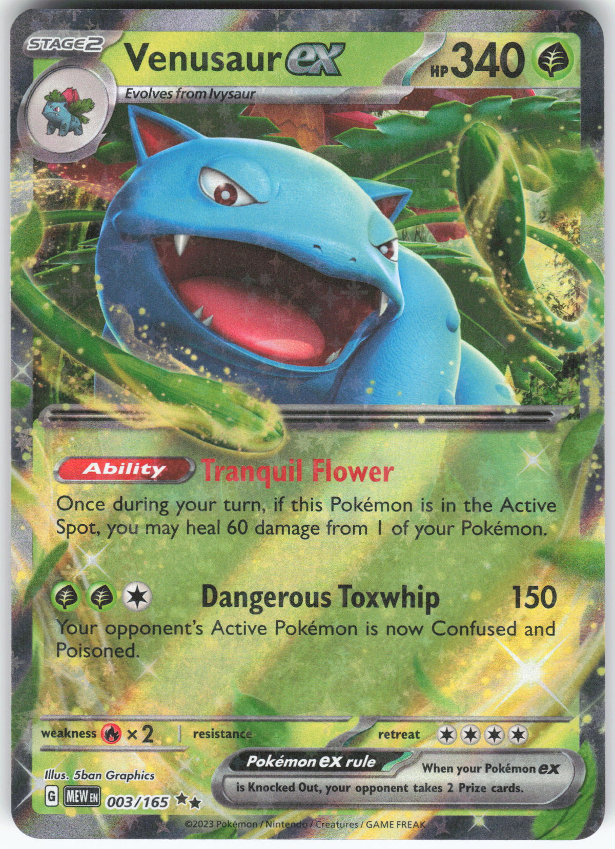 Venusaur ex - 003/165