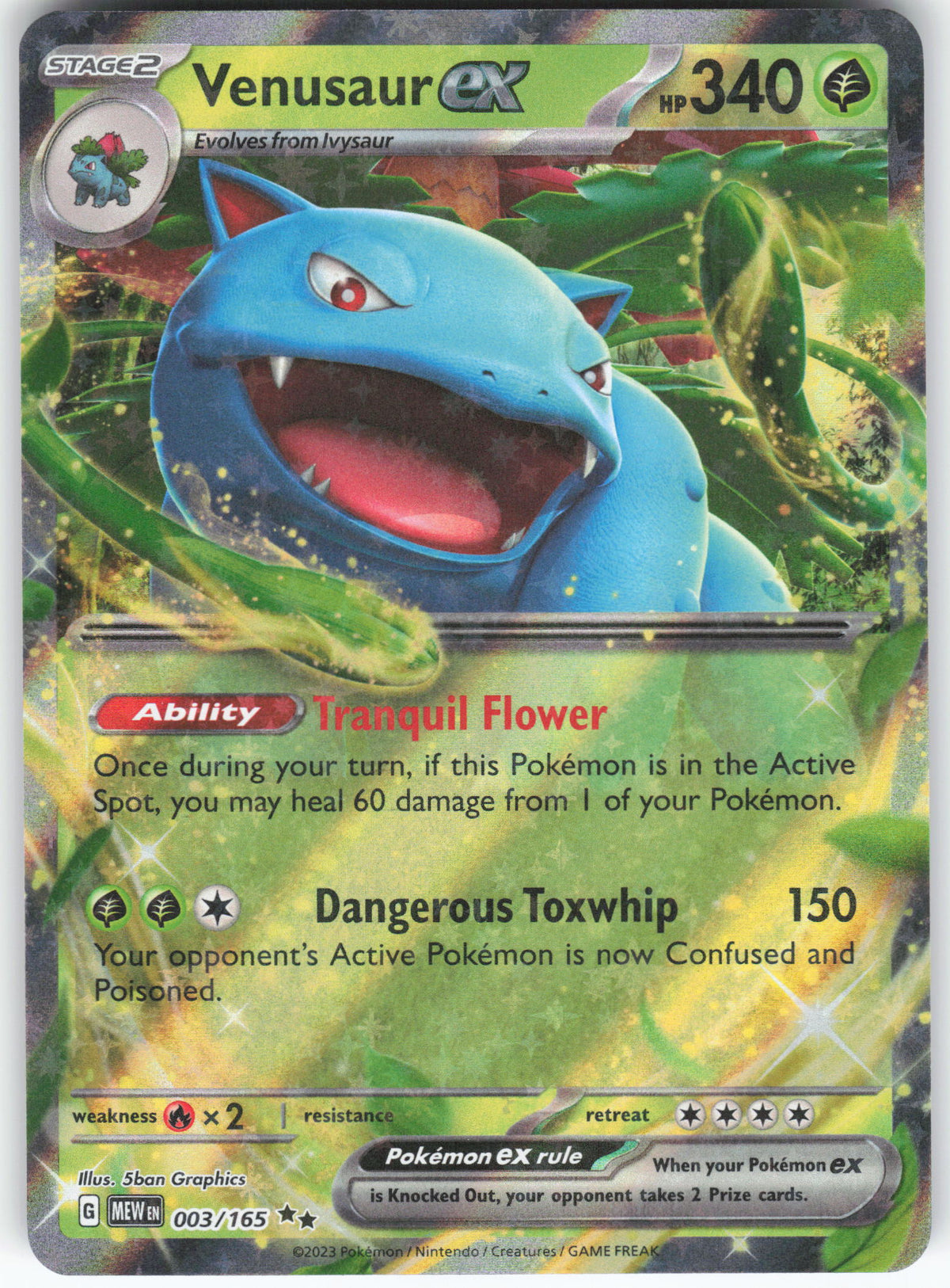 Venusaur ex - 003/165