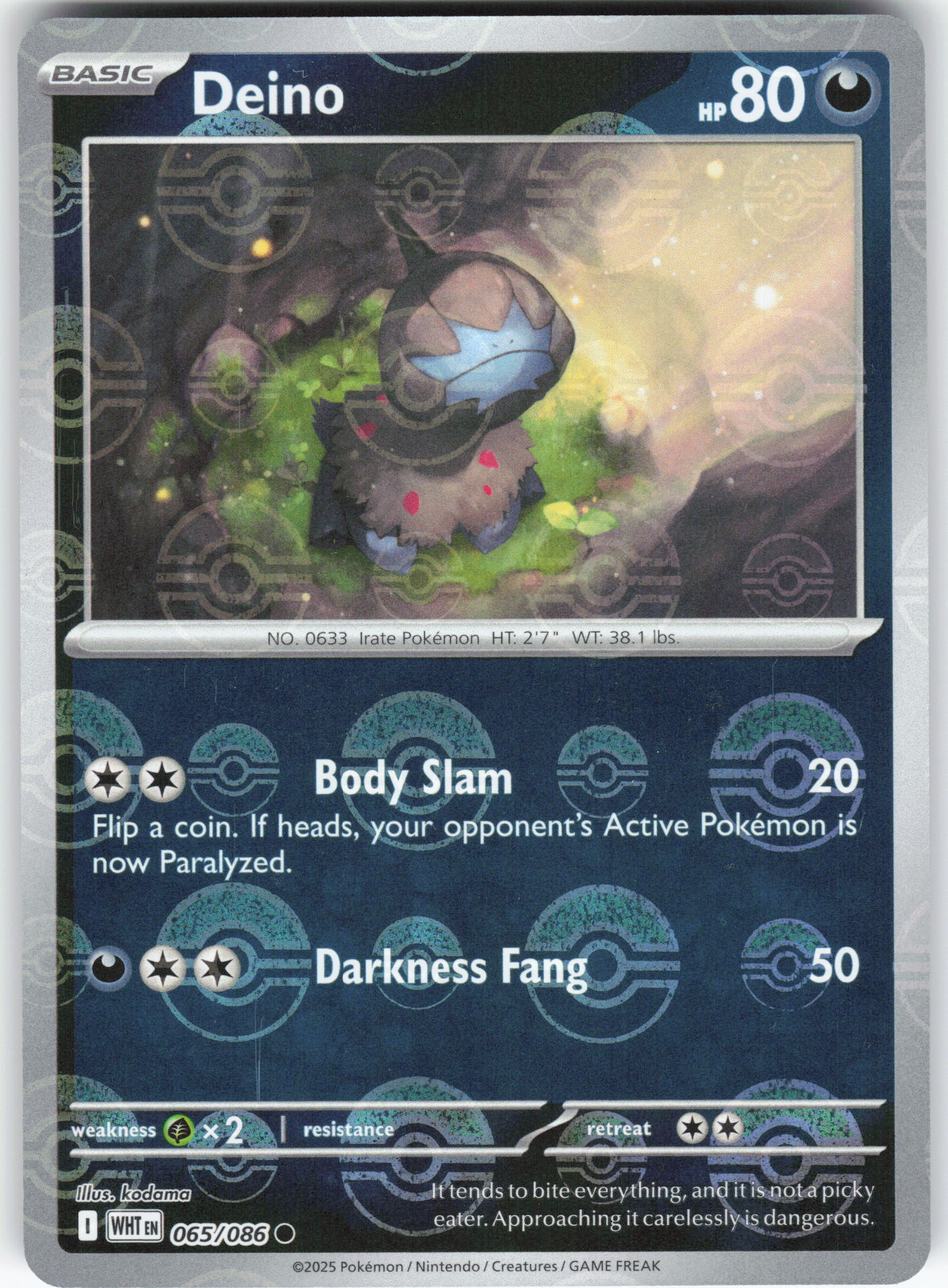 Deino (Poke Ball Pattern)