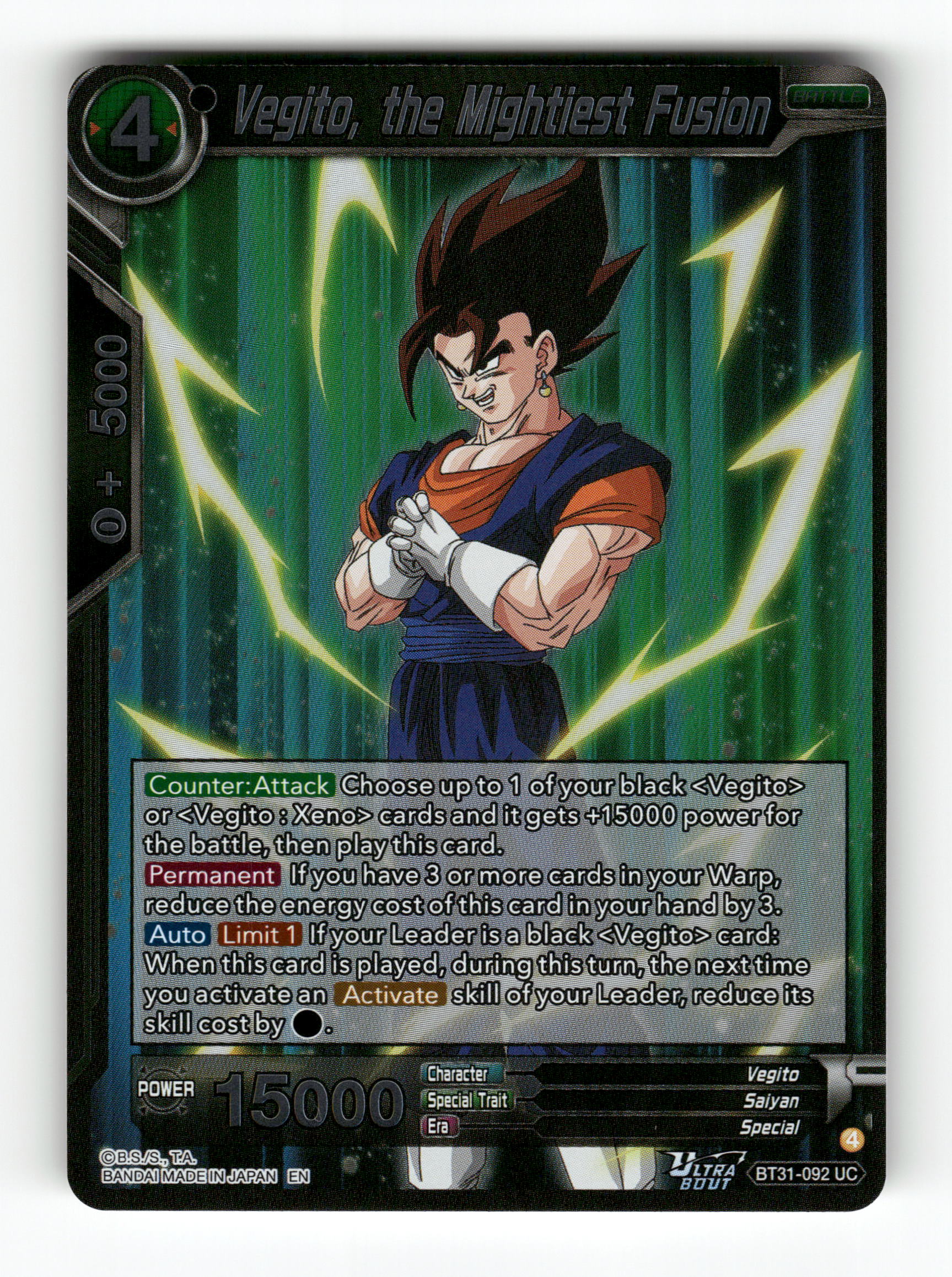 Vegito, the Mightiest Fusion