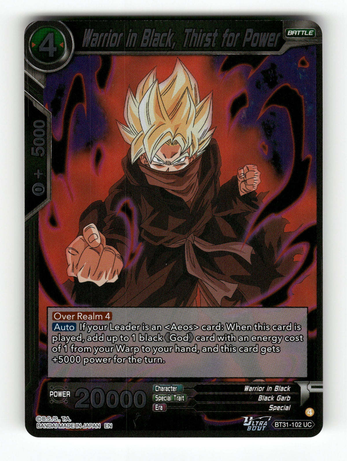 Warrior in Black, Thirst for Power