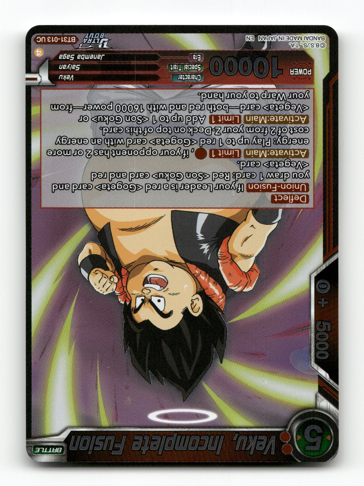 Veku, Incomplete Fusion