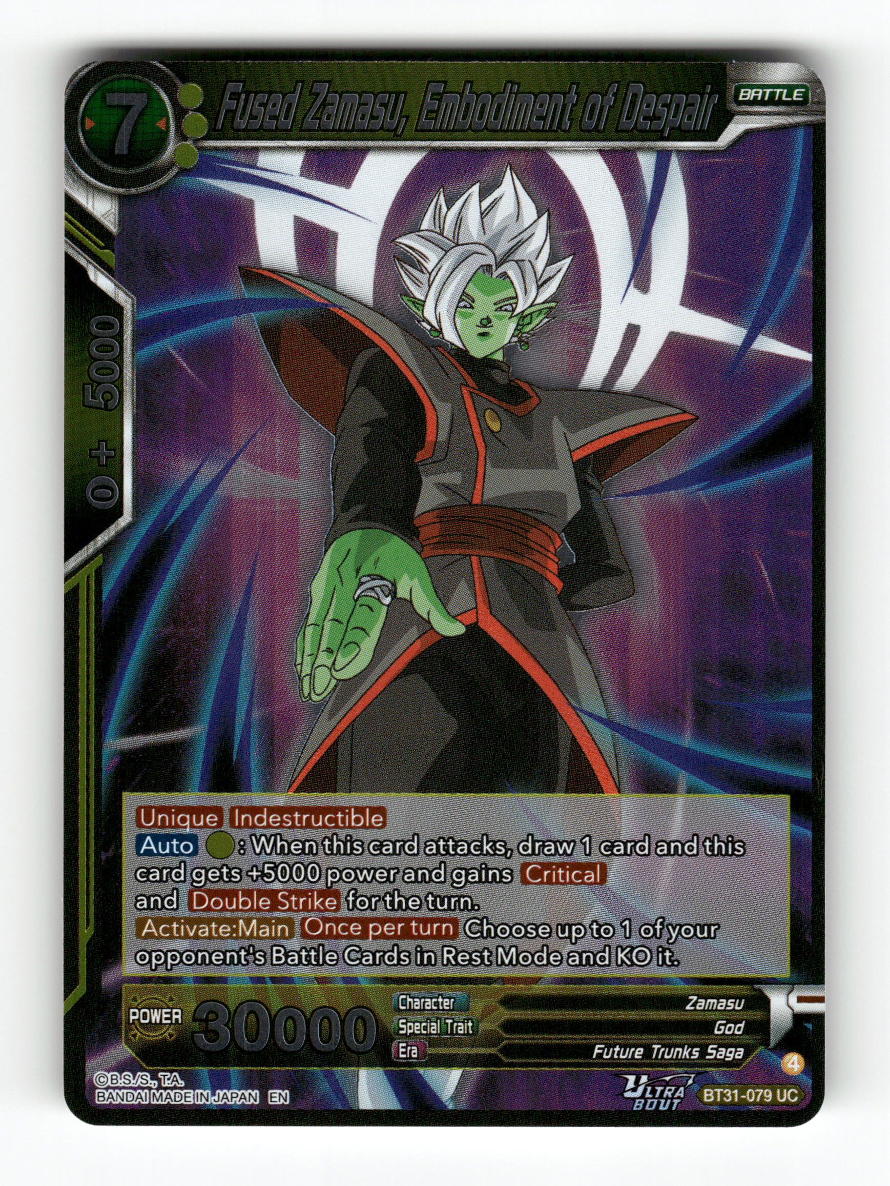 Fused Zamasu, Embodiment of Despair