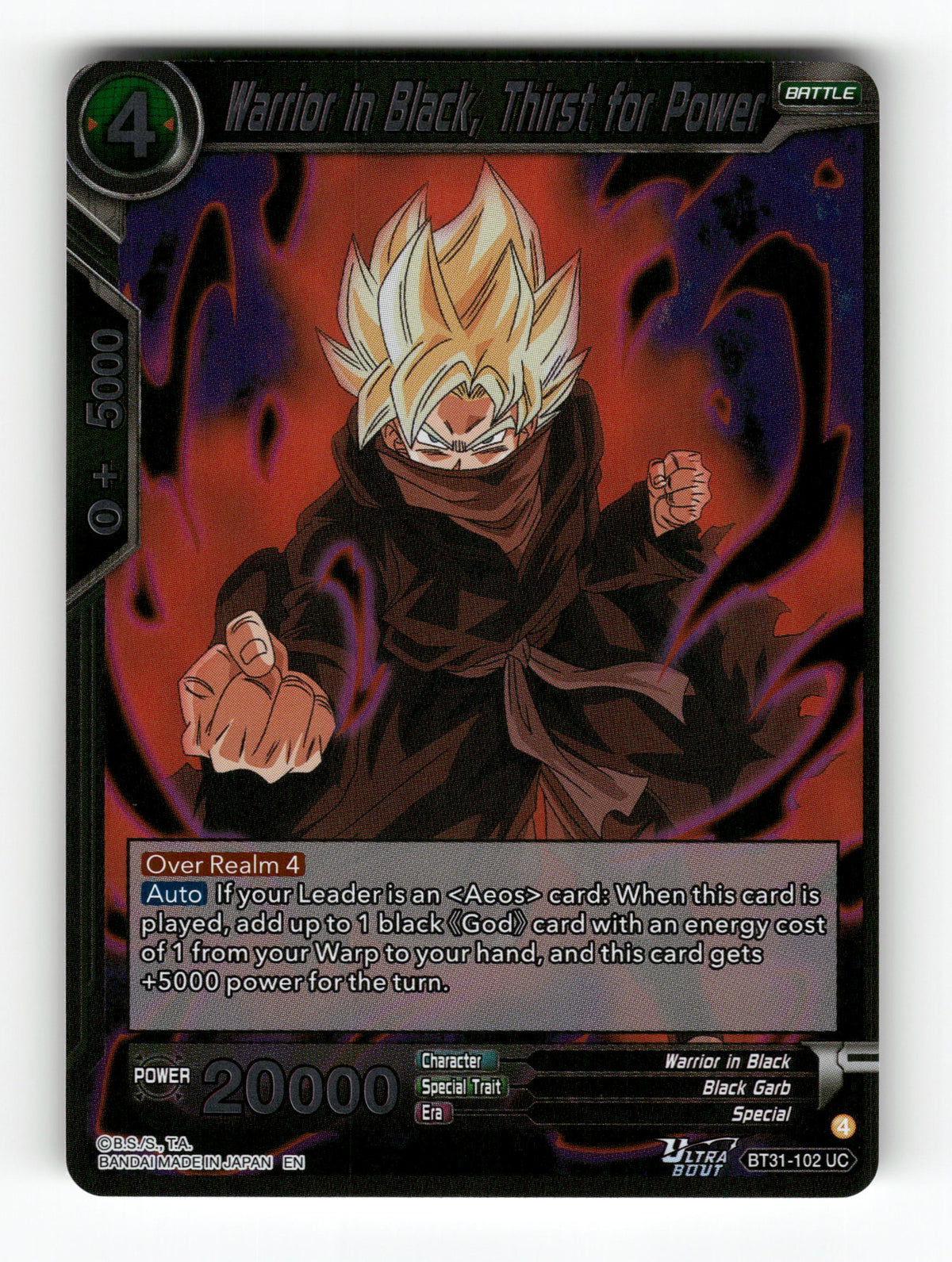 Warrior in Black, Thirst for Power