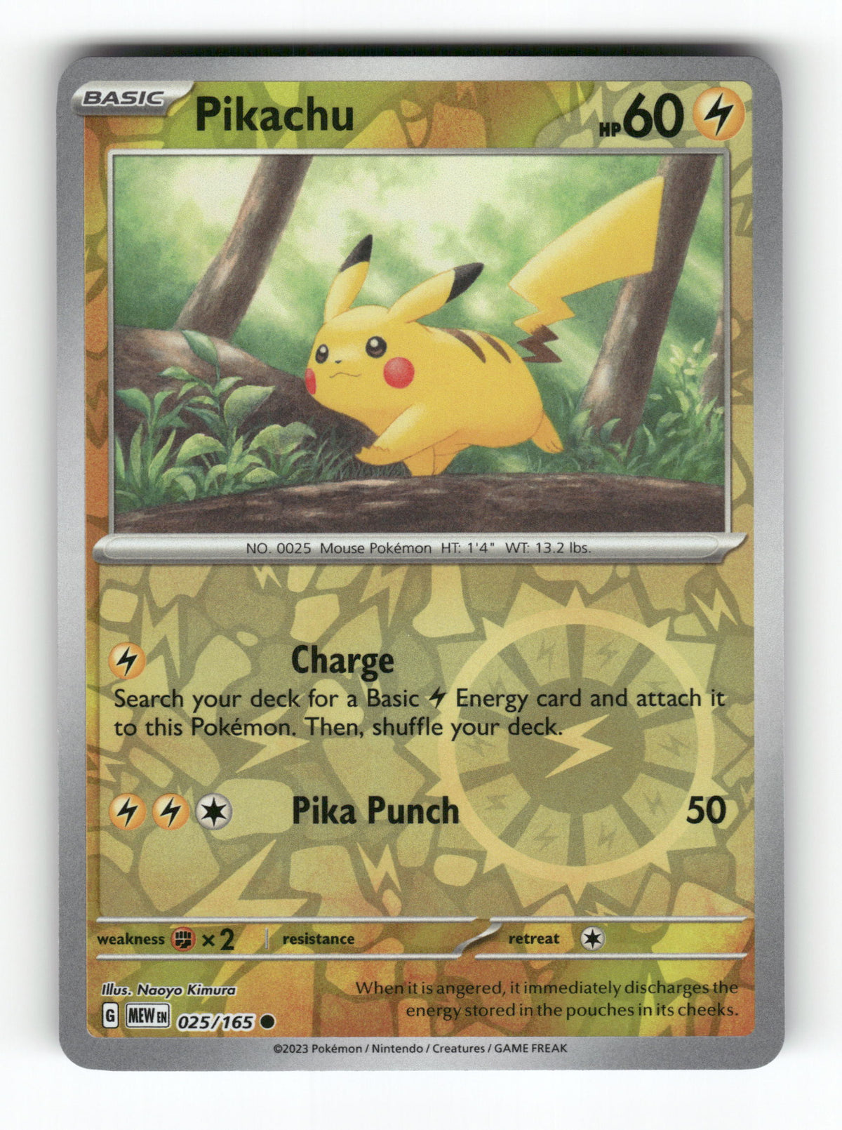 Pikachu - 025/165