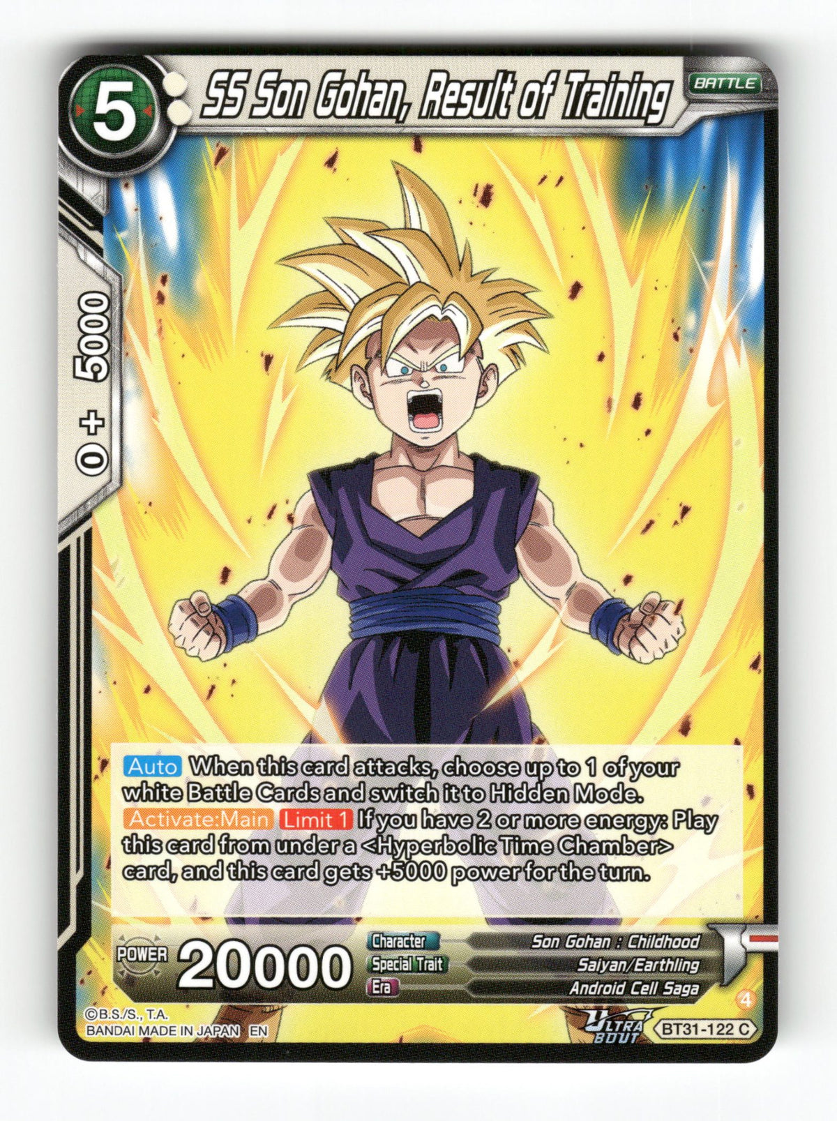SS Son Gohan, Result of Training