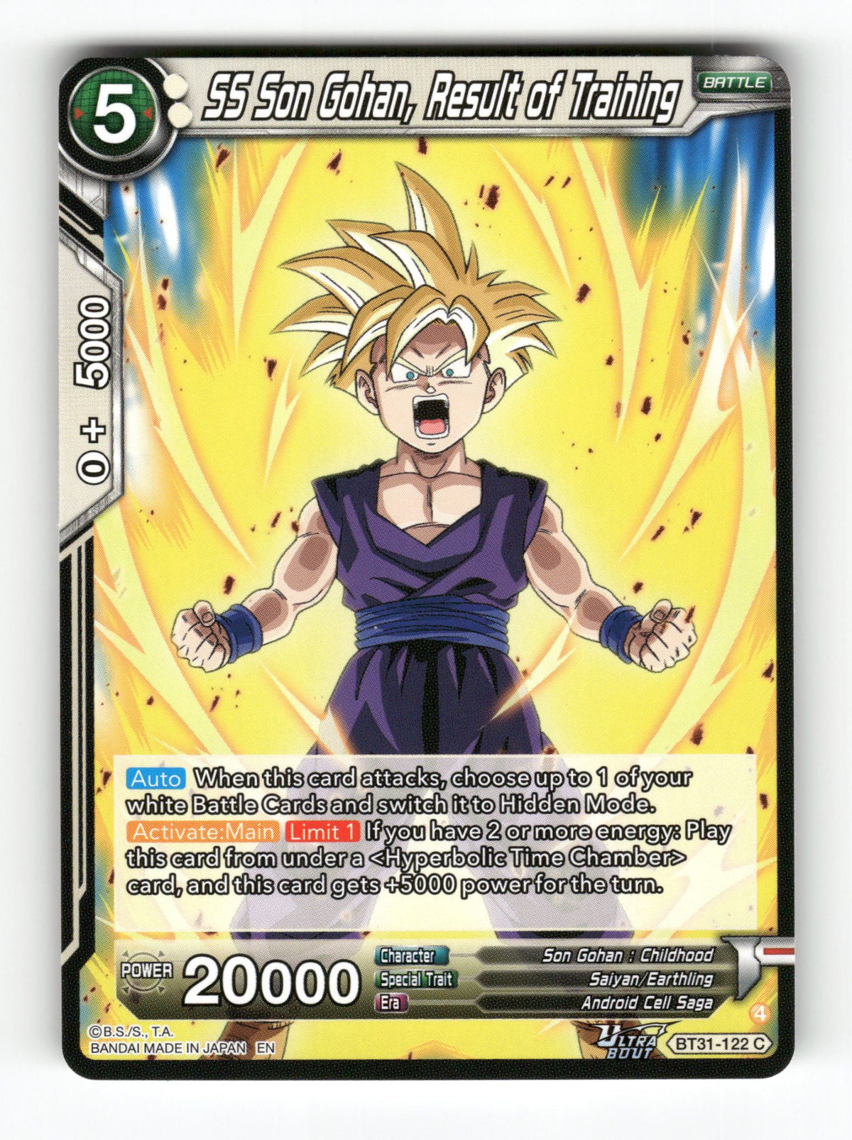 SS Son Gohan, Result of Training