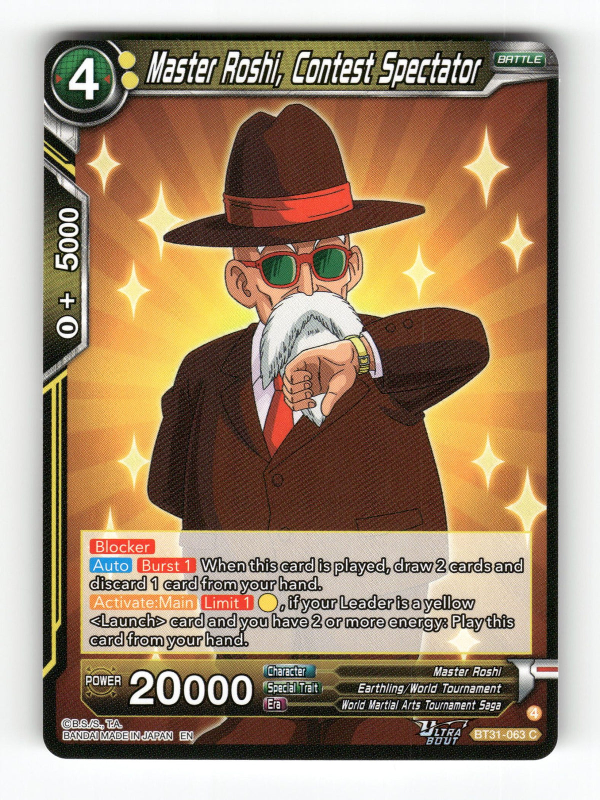 Master Roshi, Contest Spectator