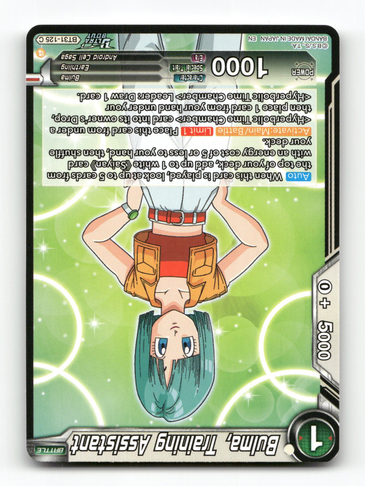 Bulma, Training Assistant