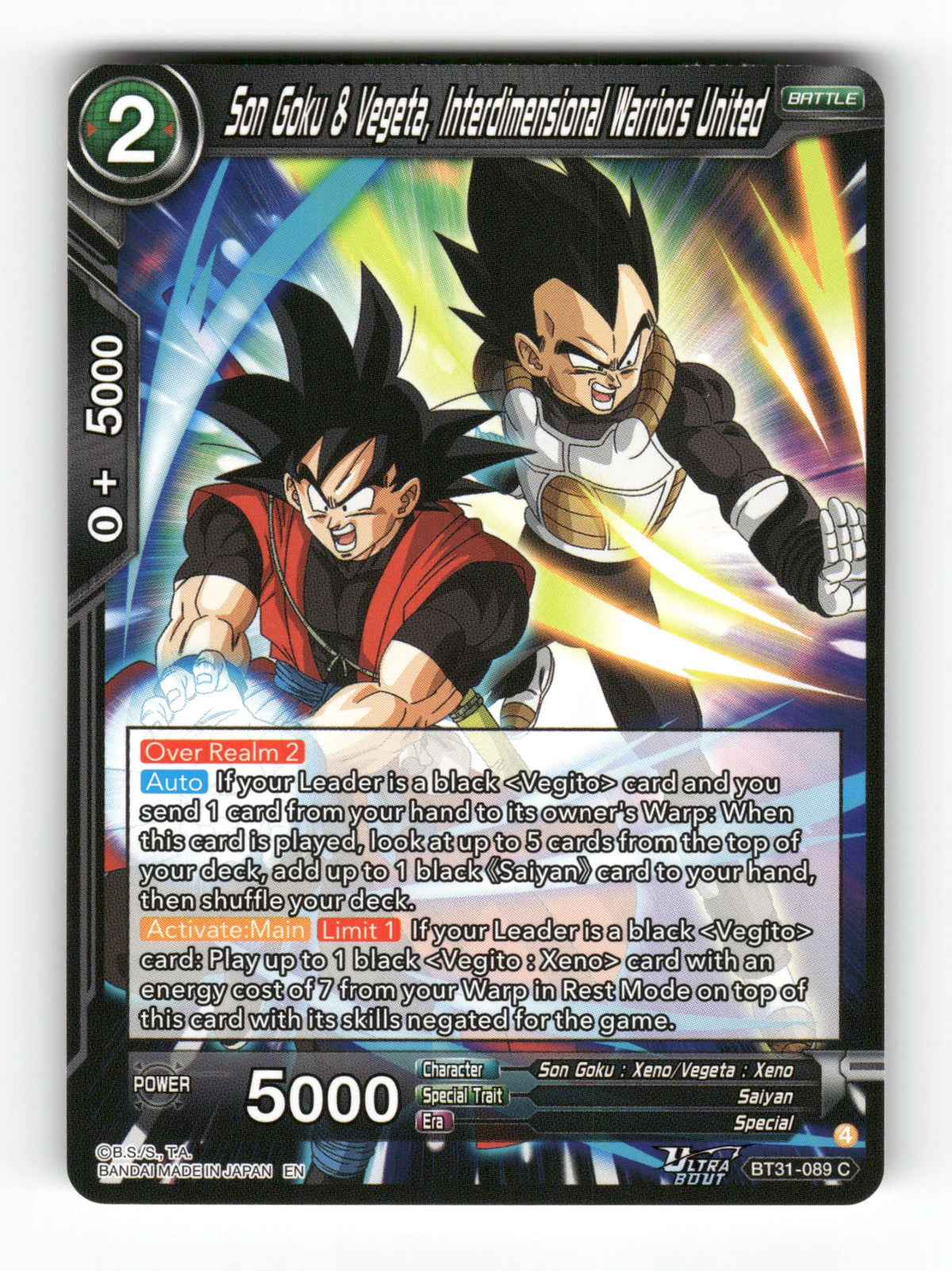 Son Goku & Vegeta, Interdimensional Warriors United
