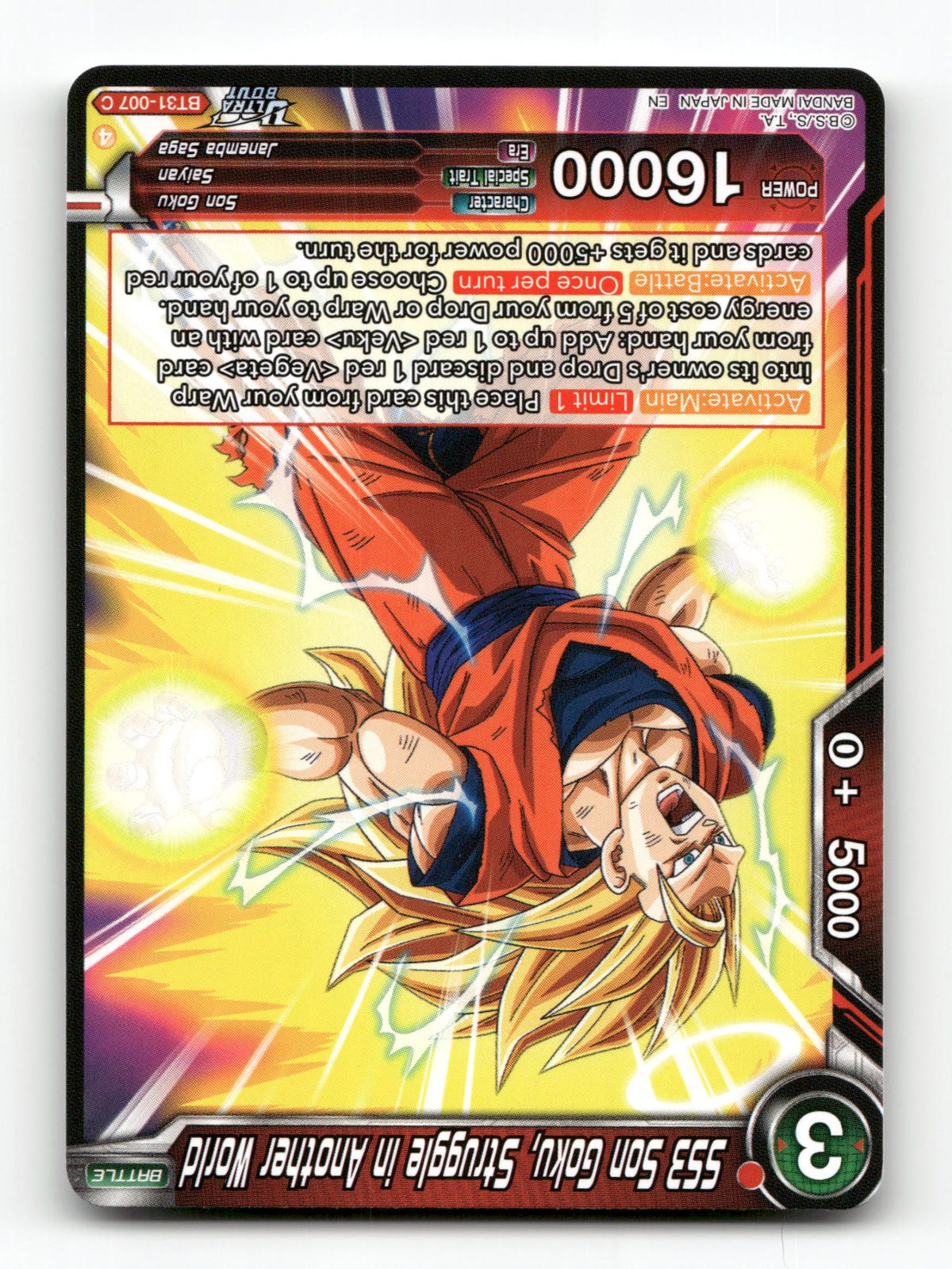 SS3 Son Goku, Struggle in Another World