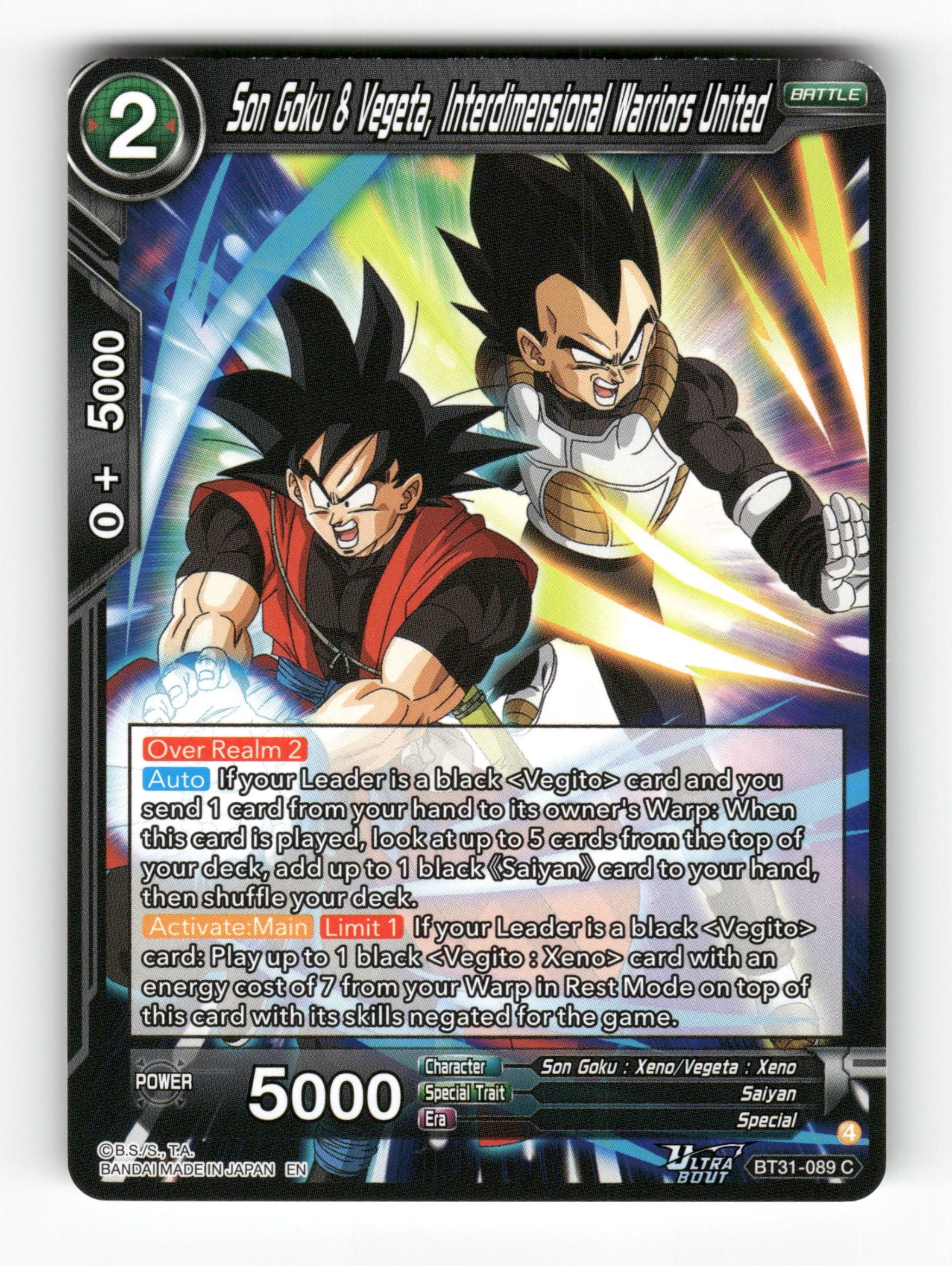 Son Goku & Vegeta, Interdimensional Warriors United