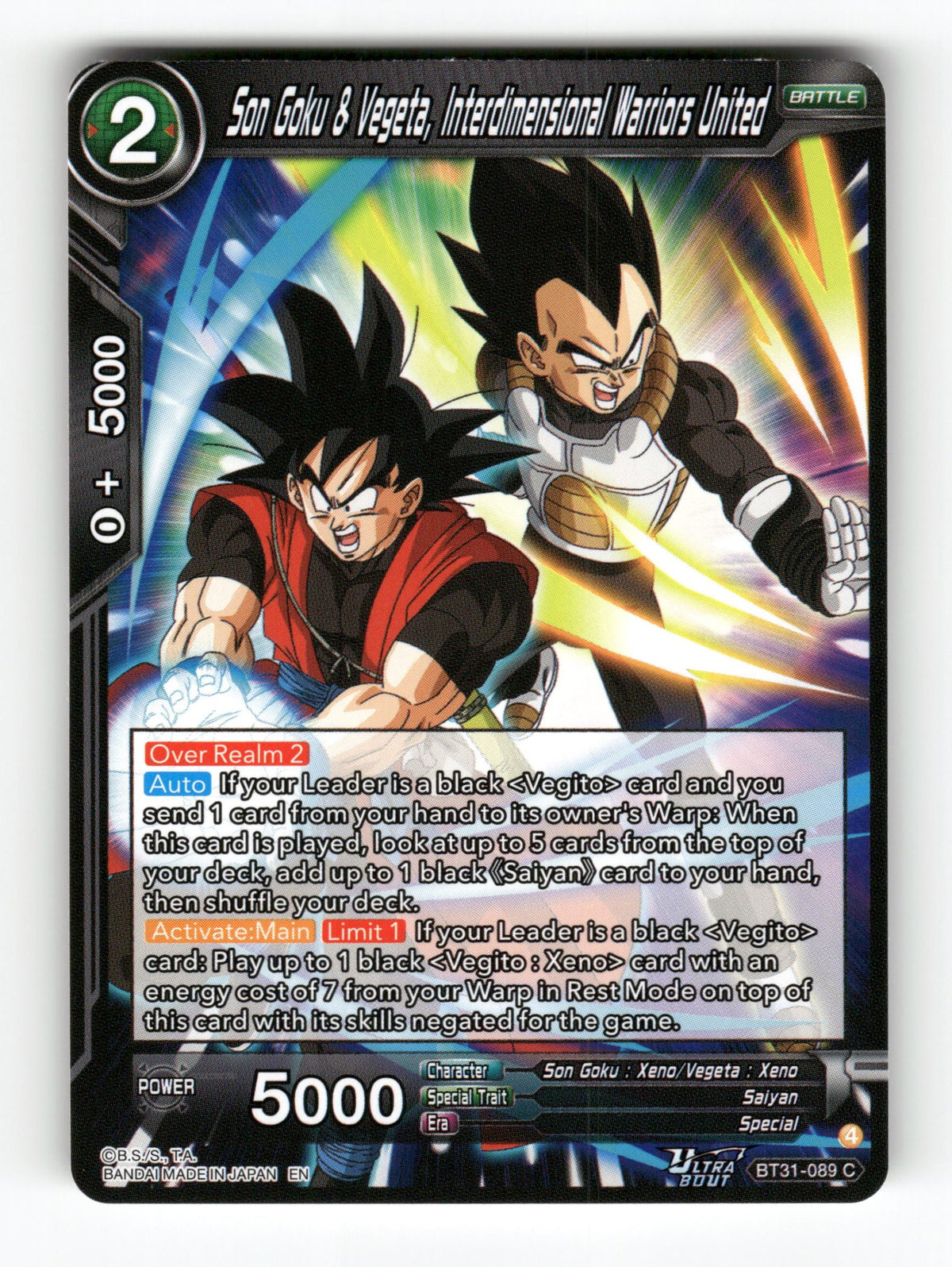 Son Goku & Vegeta, Interdimensional Warriors United