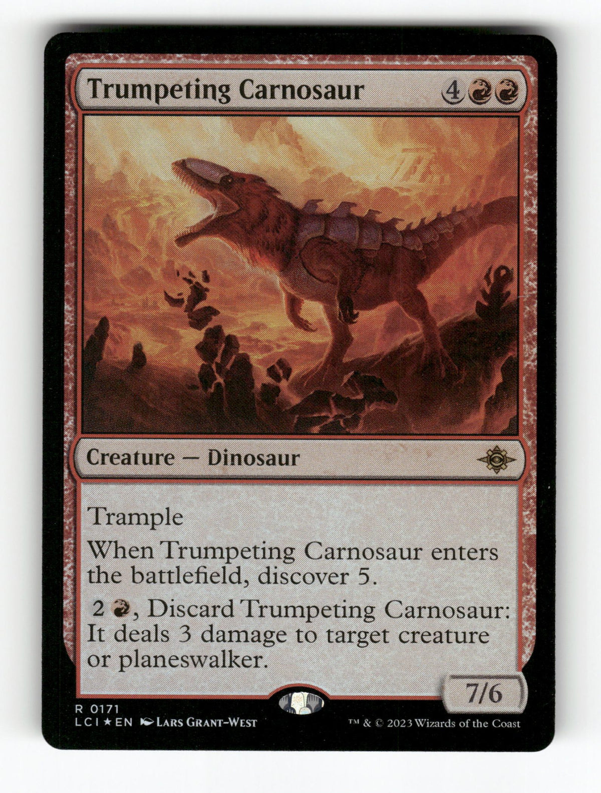 Trumpeting Carnosaur