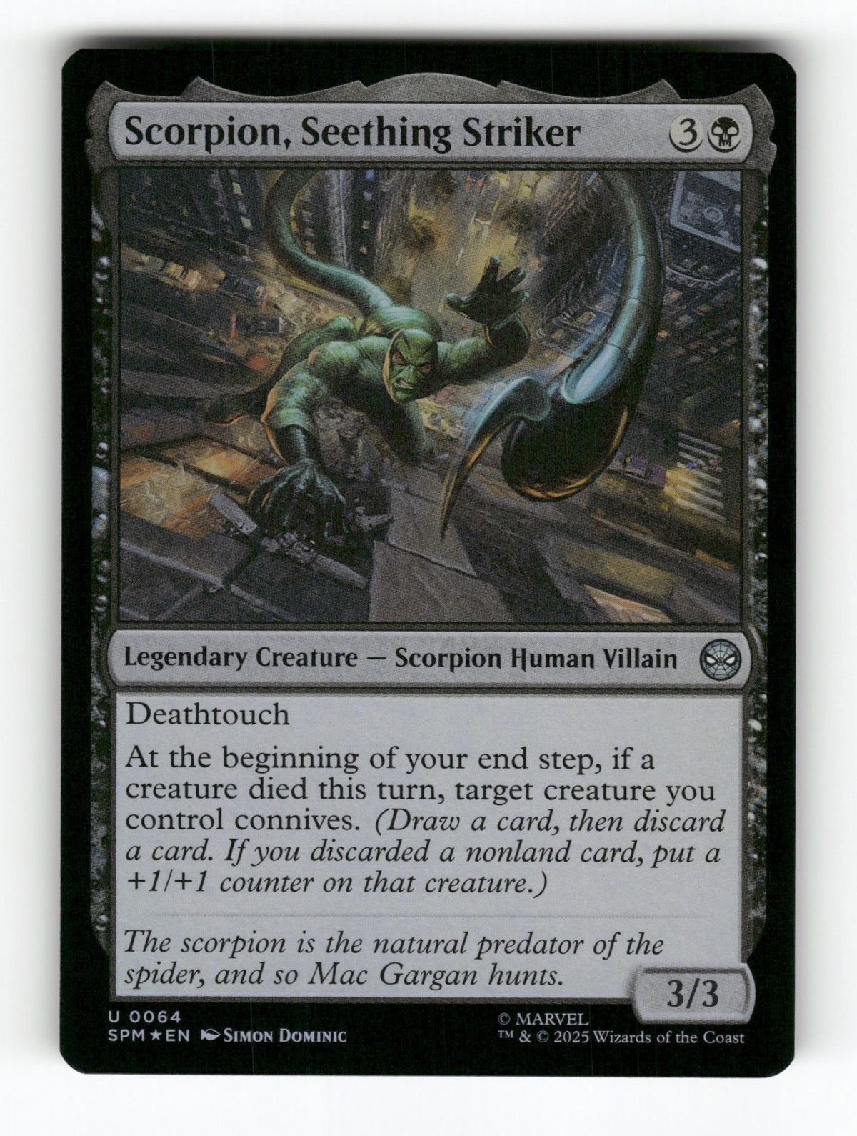 Scorpion, Seething Striker