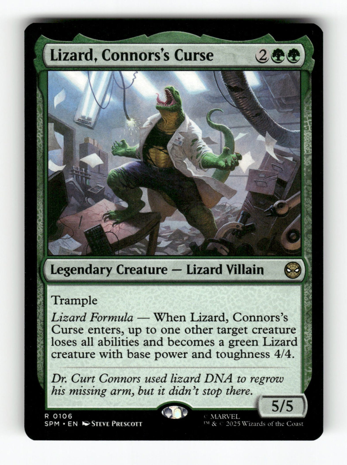 Lizard, Connors's Curse