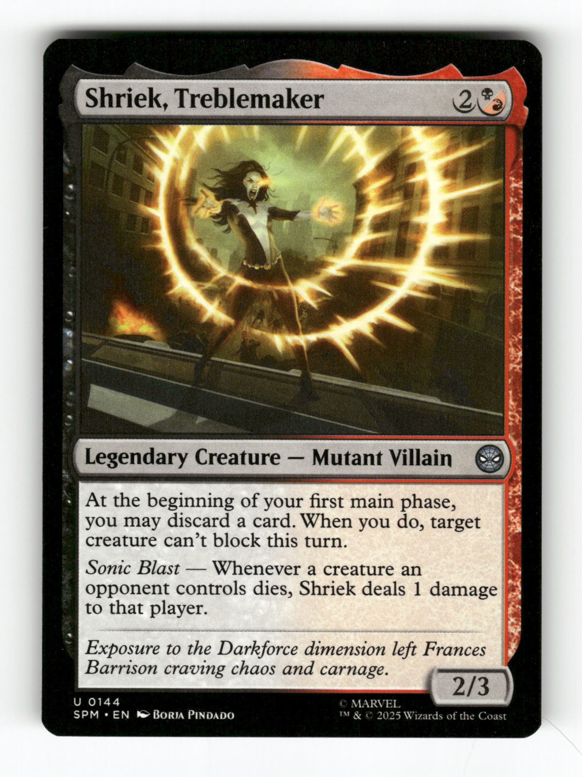 Shriek, Treblemaker